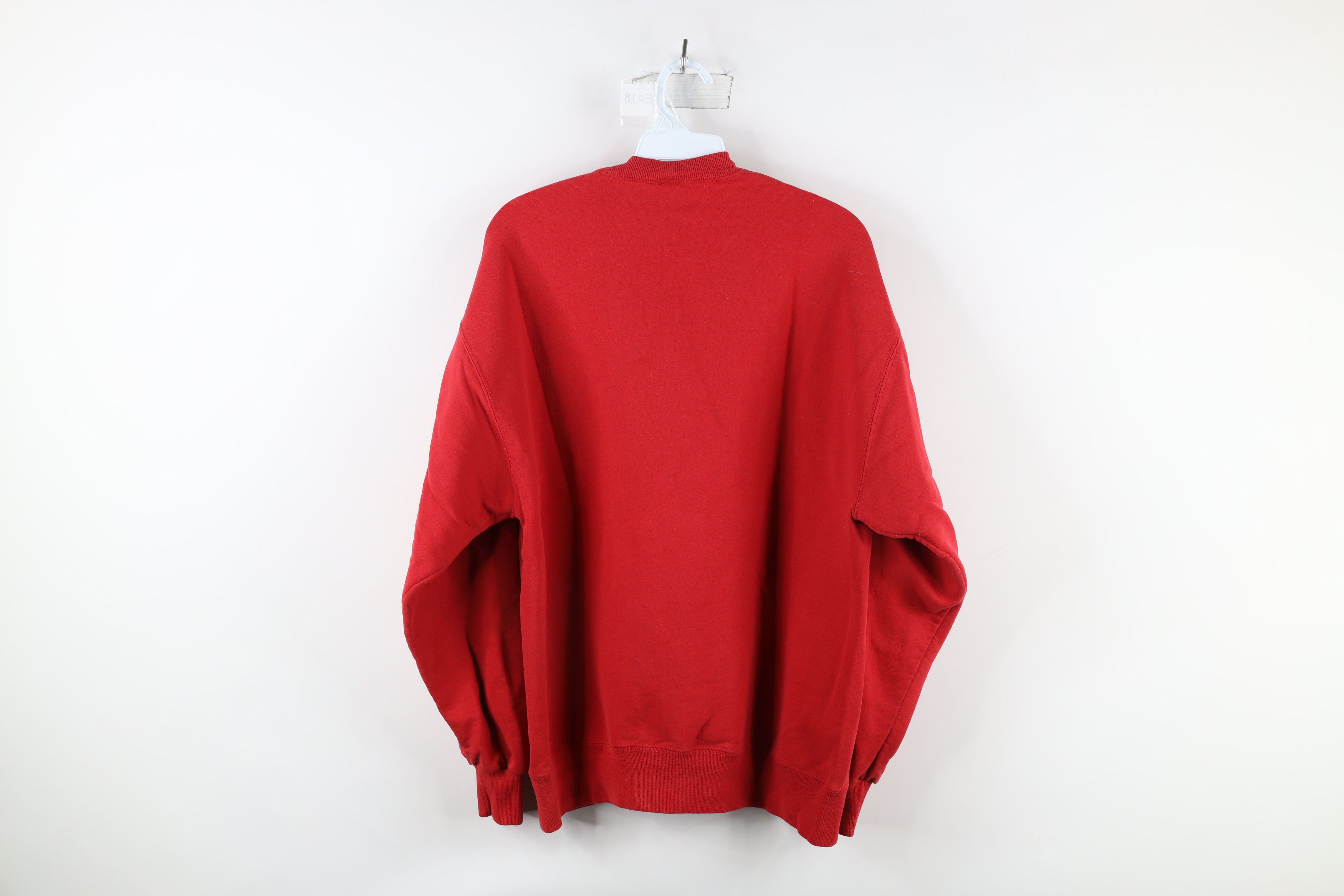 Vintage Vintage 90s Ohio State University Crewneck Sweatshirt Red Size US L / EU 52-54 / 3 - 8 Thumbnail