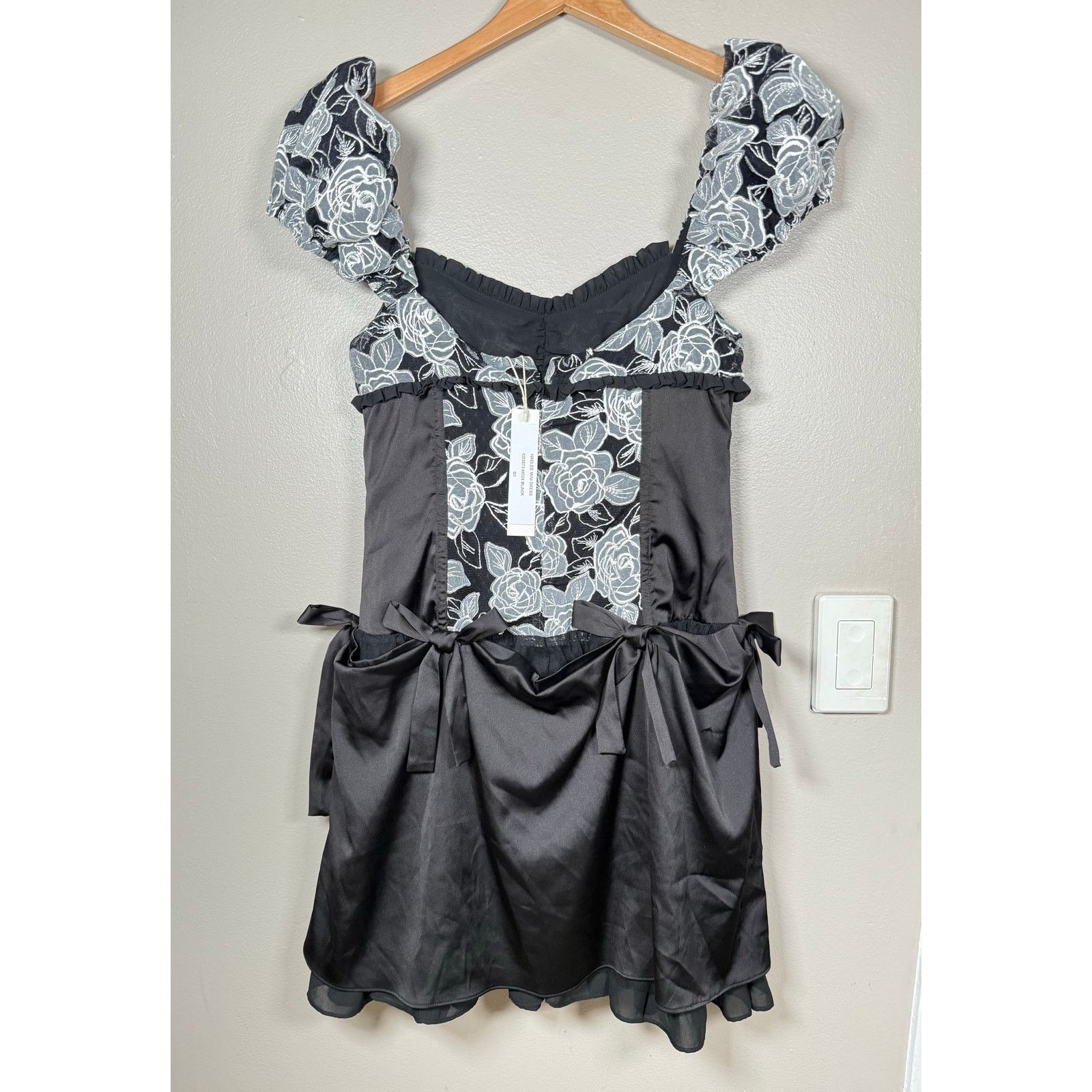 For Love & Lemons NWT For Love & Lemons Hadlee Embroidered Corset Mini Dress S Size S / US 4 / IT 40 - 3 Thumbnail
