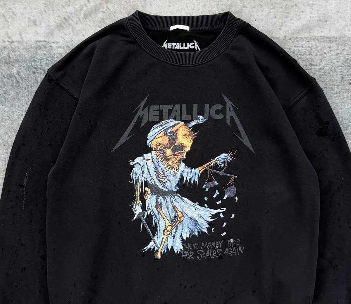 Metallica Metallica THRESHED Crewneck Size US M / EU 48-50 / 2 - 2 Thumbnail