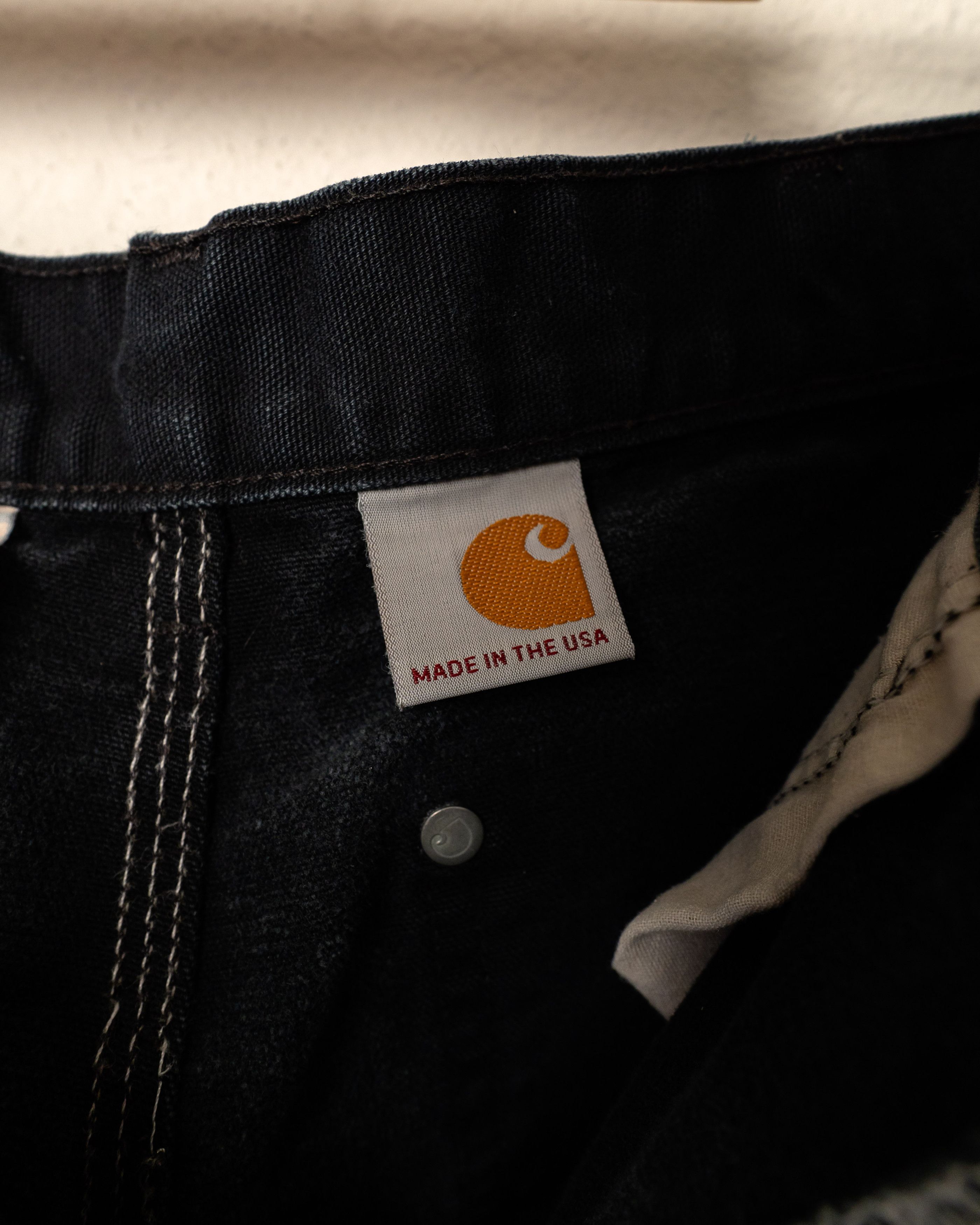 Carhartt Vintage Carhartt Double Knee Pants Faded Black Distressed Size US 32 / EU 48 - 7 Thumbnail