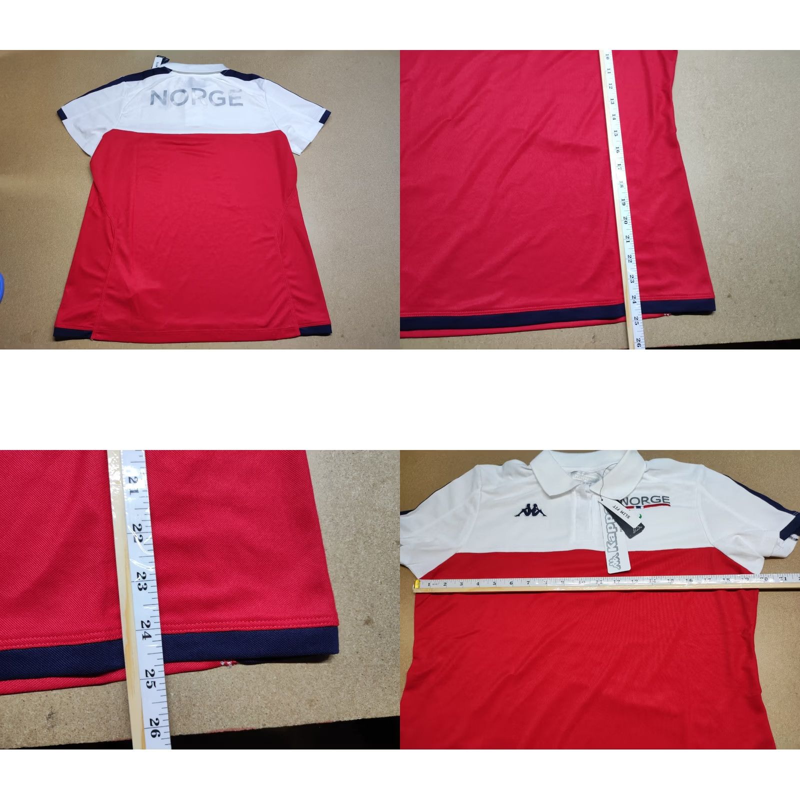 Kappa KAPPA GARA Norway Polo Shirt Womens Size L Ladies Norge Performance Short Sleeve Shirt Size L / US 10 / IT 46 - 8 Thumbnail
