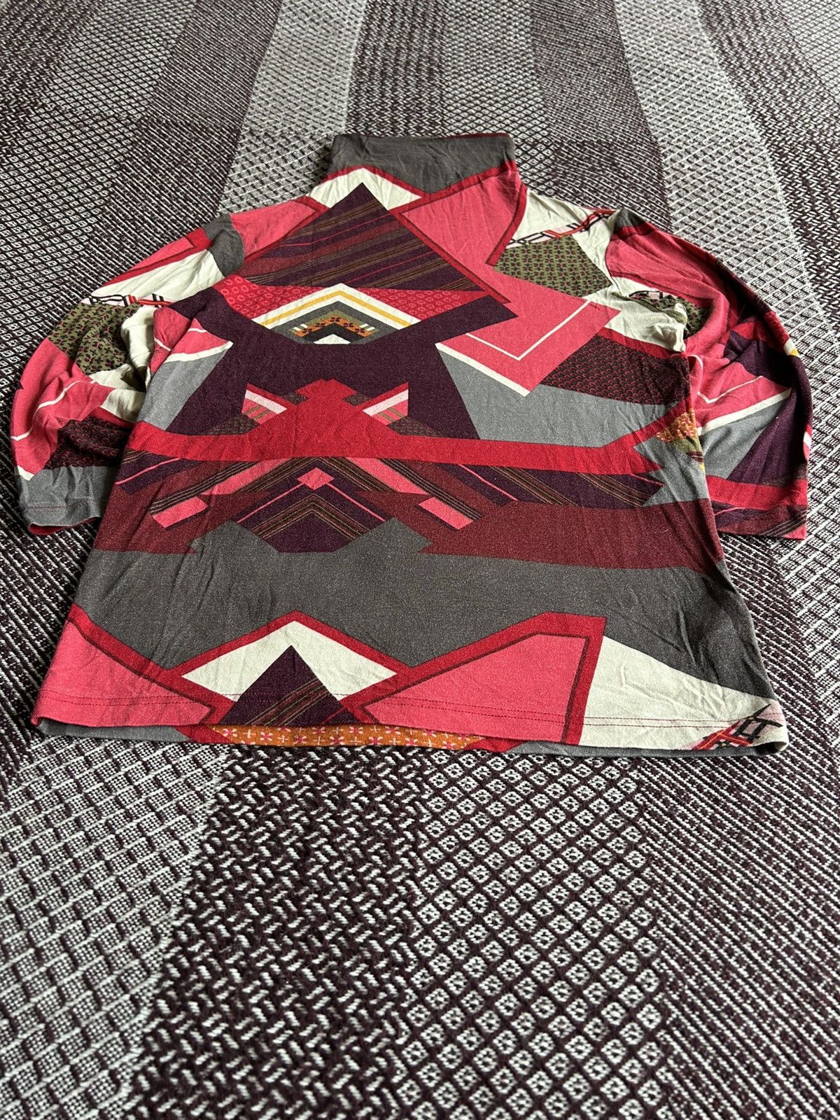 Kenzo Vintage Kenzo Multicolour Long Sleeve T-shirt Luxury Size S Size S / US 4 / IT 40 - 4 Thumbnail