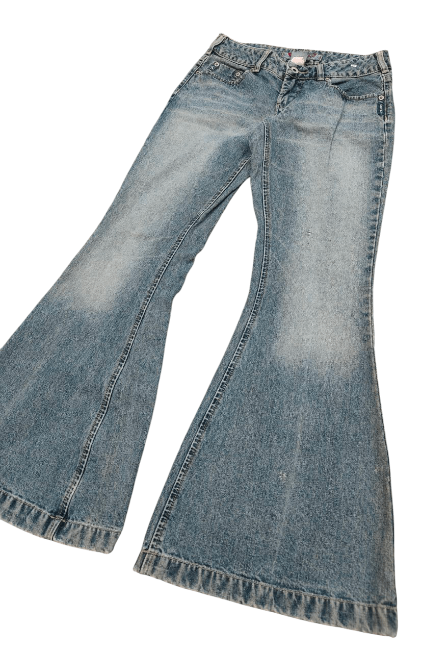 Silver Jeans Co. Silver Jeans Super Flare Denim Size 28" / US 6 / IT 42 - 1 Thumbnail