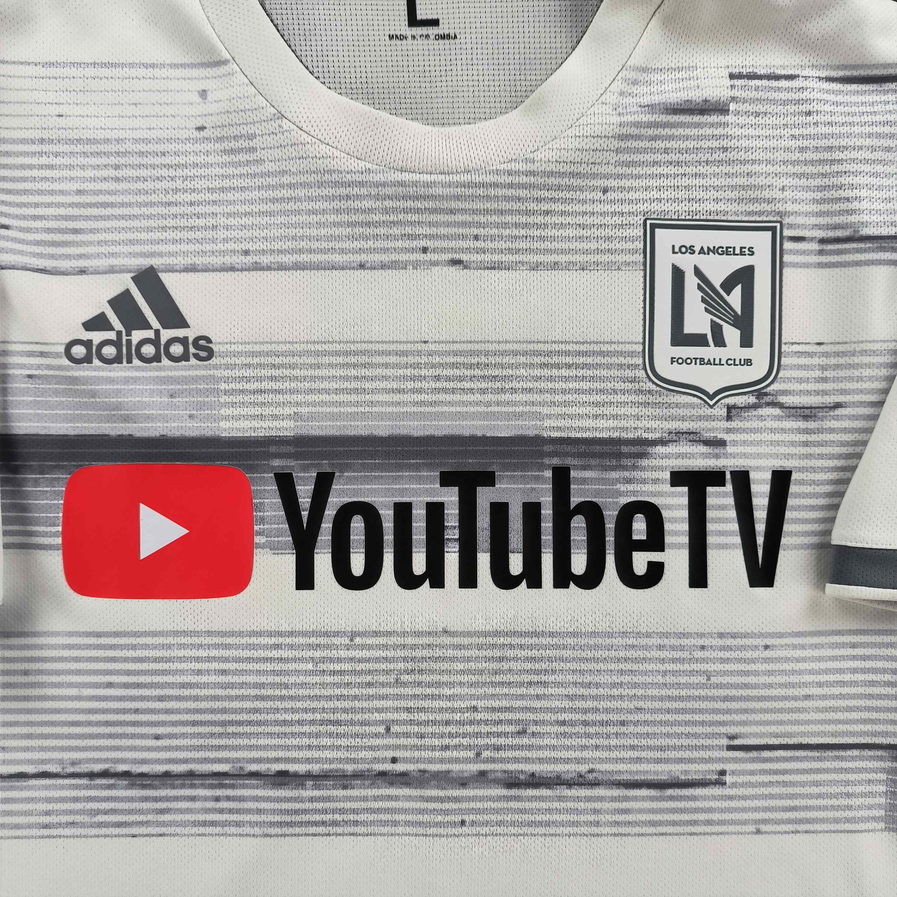 Adidas Los Angeles FC 19-21 away Player Issue football jersey sz L Size US L / EU 52-54 / 3 - 3 Thumbnail