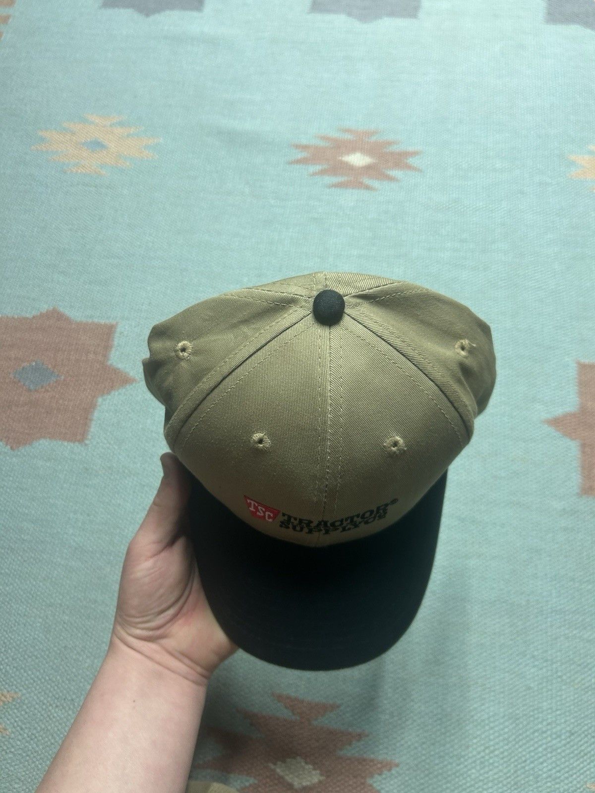 Vintage Tractor supply co snapback hat embroidered logo farm black Size ONE SIZE - 3 Thumbnail