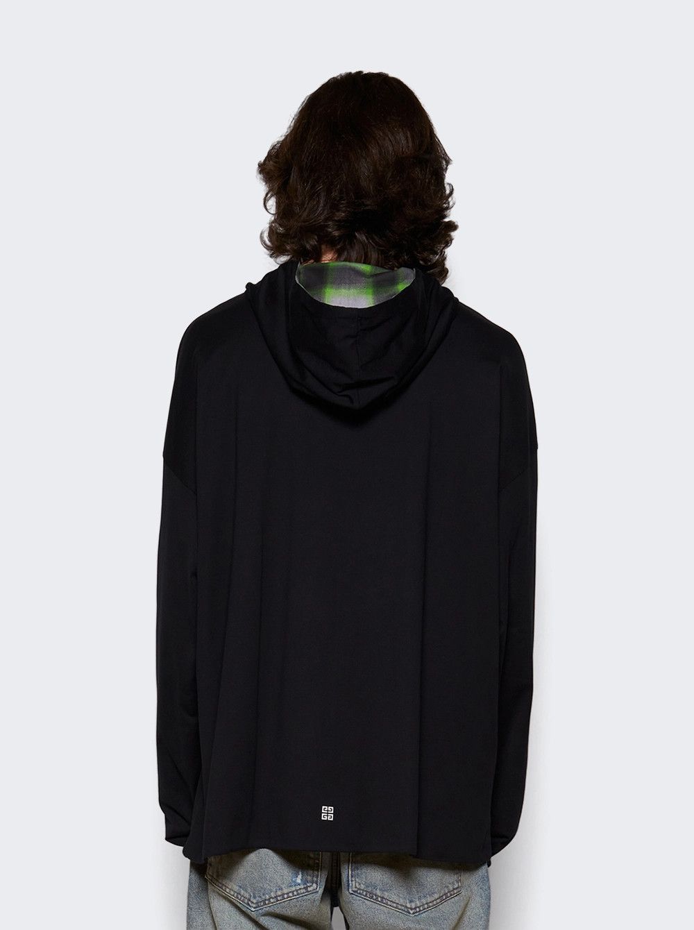 Givenchy o1mle0326 Graphic Vintage Hoodie in Black Size US XXL / EU 58 / 5 - 5 Thumbnail