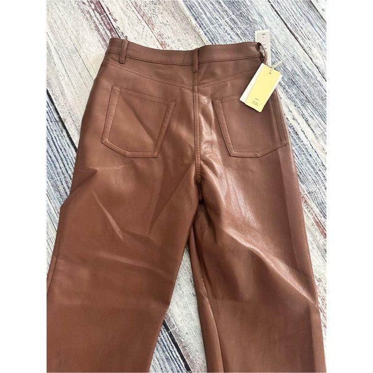 Other NWT Wilfred “Melina” Women's High-Rise Faux Leather Straight Size 28" / US 6 / IT 42 - 4 Thumbnail