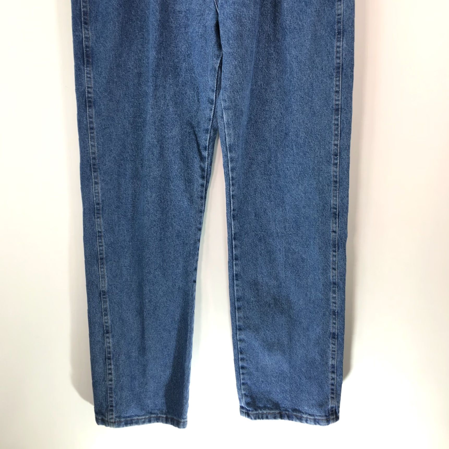 Denime Rustler Jeans Mens Size 38 x 32 Blue Denim 5-Pocket Straight Leg Regular 90s Cowboy USA Size US 38 / EU 54 - 2 Thumbnail