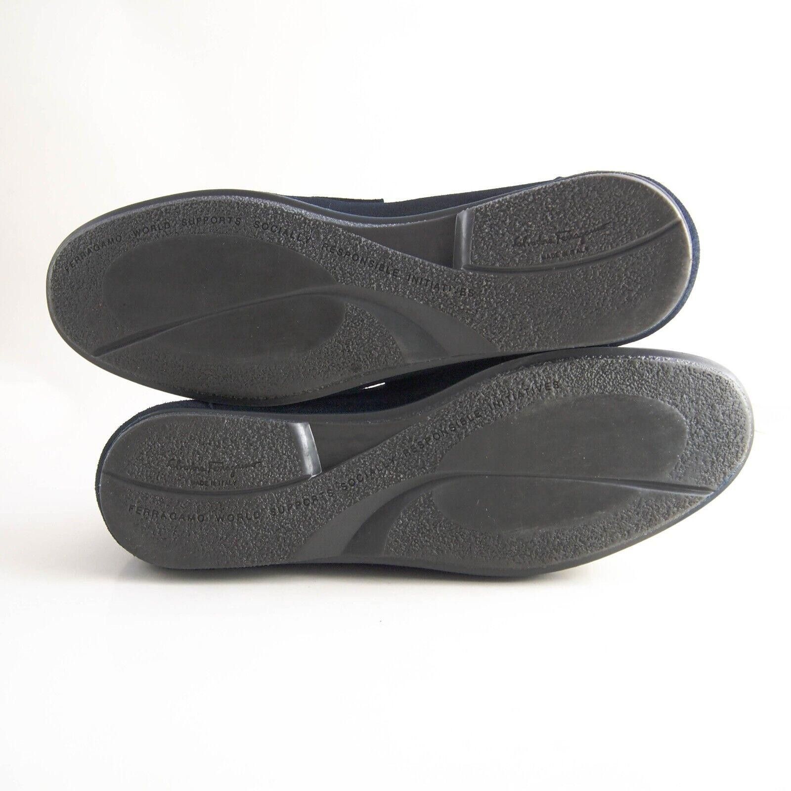 Salvatore Ferragamo Ferragamo Penny Loafers Blue Suede EU 41.5 US 8.5 Size US 8.5 / EU 41-42 - 8 Thumbnail