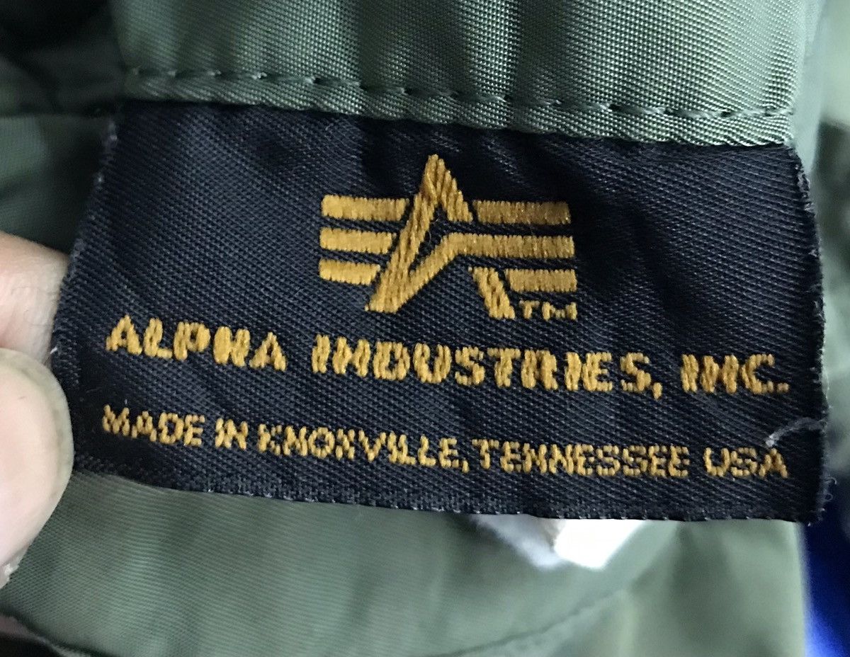 Alpha Industries × Vintage Vintage Alpha Industries Made In Usa Jacket Size US L / EU 52-54 / 3 - 13 Thumbnail
