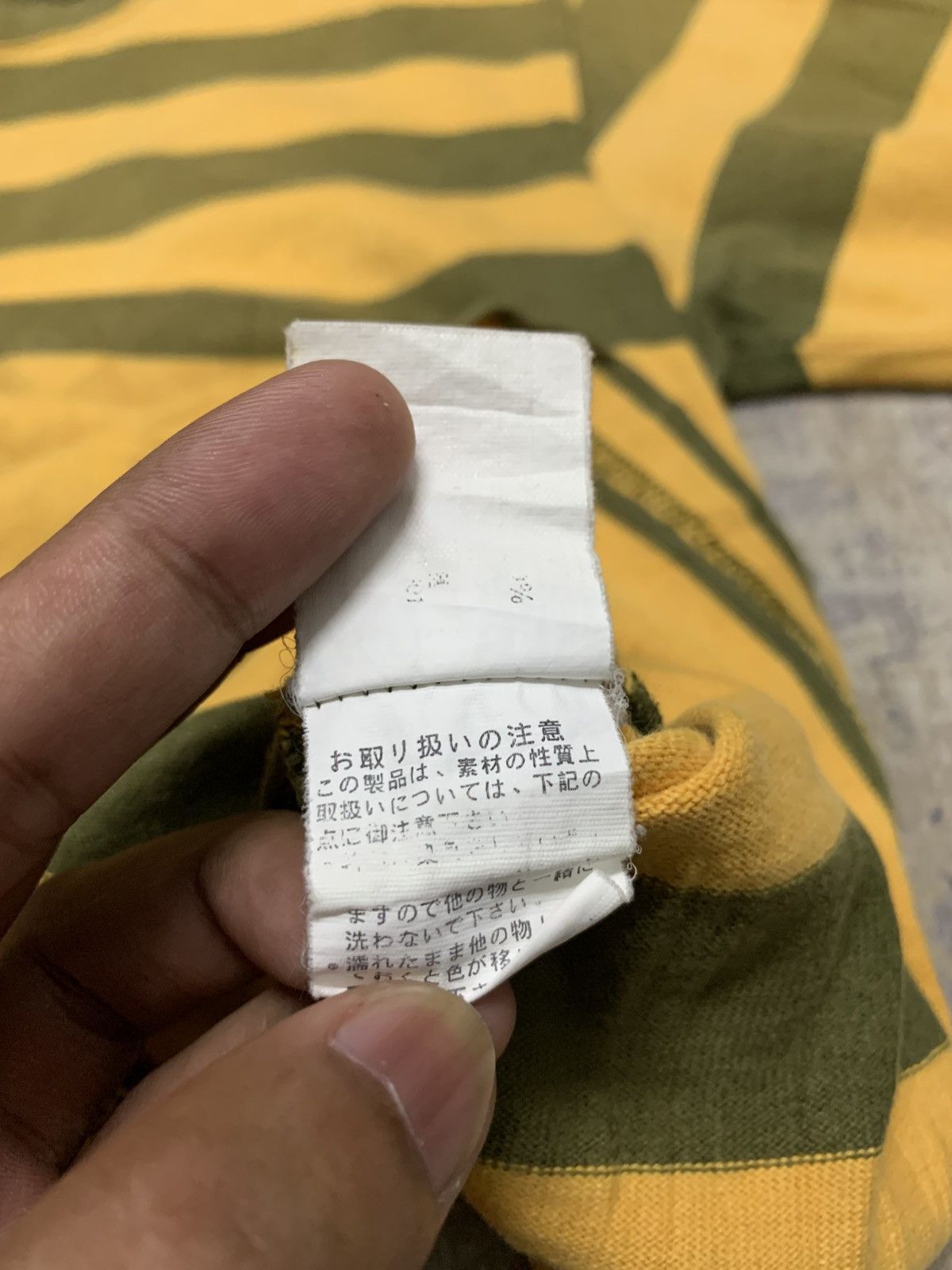 Japanese Brand VINTAGE LONG SLEEVE MILKY WAY GRUNGE STRIPE TEE Size US M / EU 48-50 / 2 - 7 Thumbnail