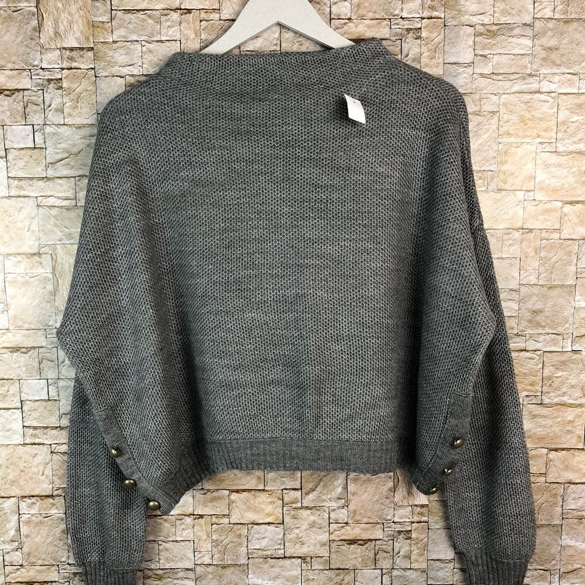 Homespun Knitwear × Japanese Brand Civilse Grey streetwear Knitwear #A1203 Size S / US 4 / IT 40 - 3 Thumbnail