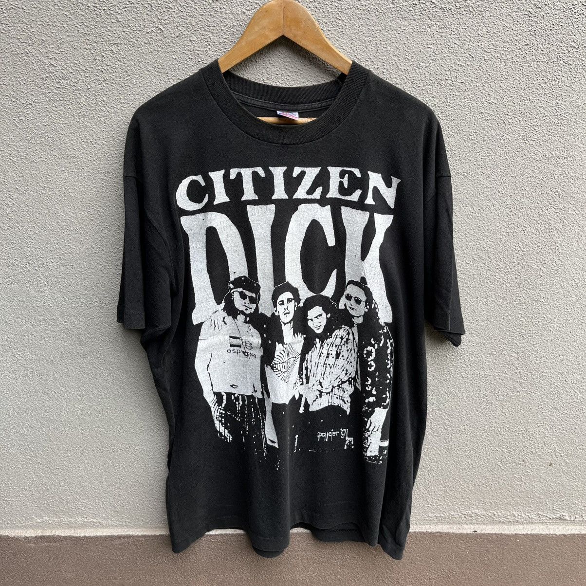 Band Tees Vintage 90s CITIZEN DICK band Singles movie promo tee Size US XL / EU 56 / 4 - 1 Thumbnail