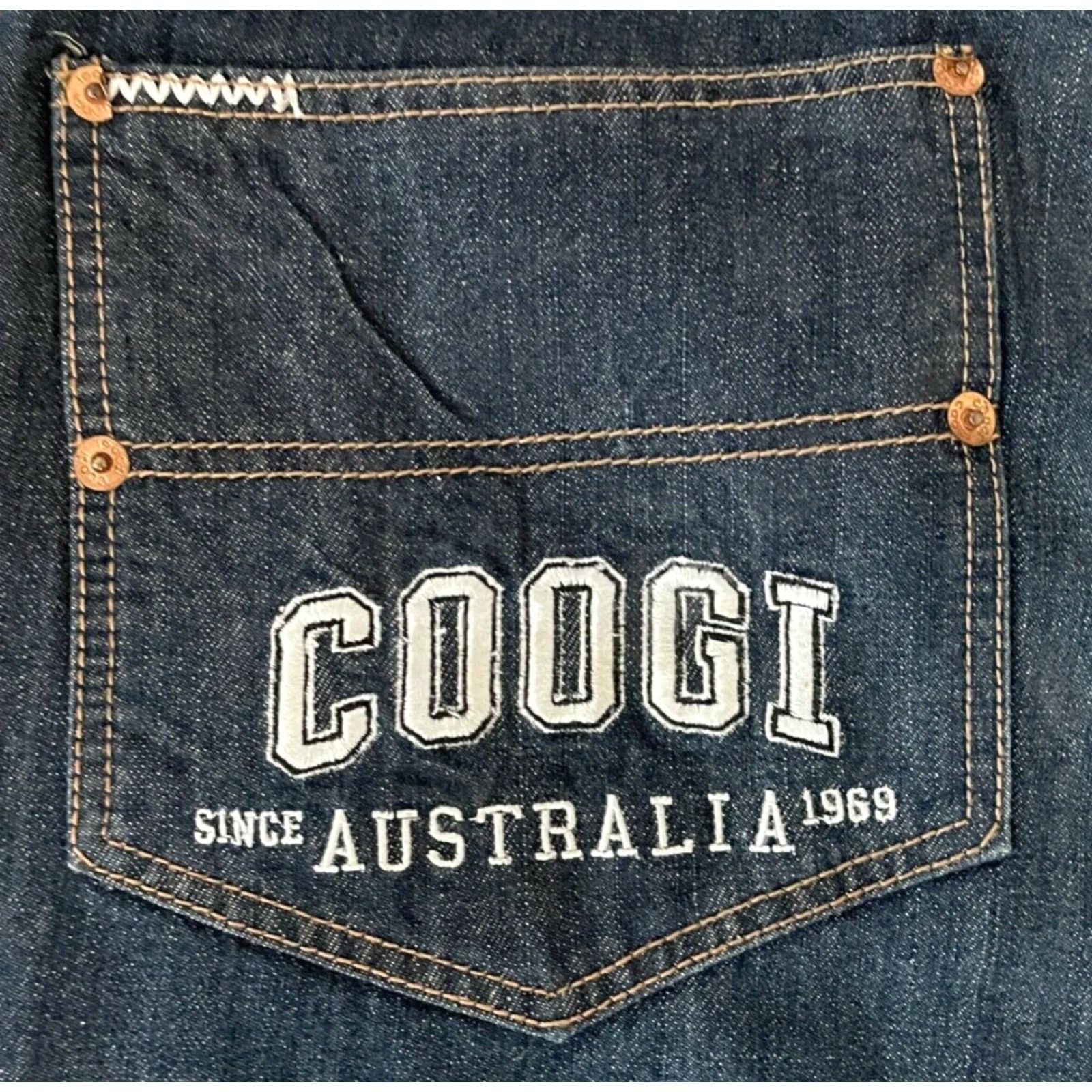 Coogi VINTAGE COOGI Jeans Denim Bootcut Embroidered Pockets Men 40x35 Blue Size 40 Regular RN111642 Size US 40 / EU 56 - 2 Thumbnail