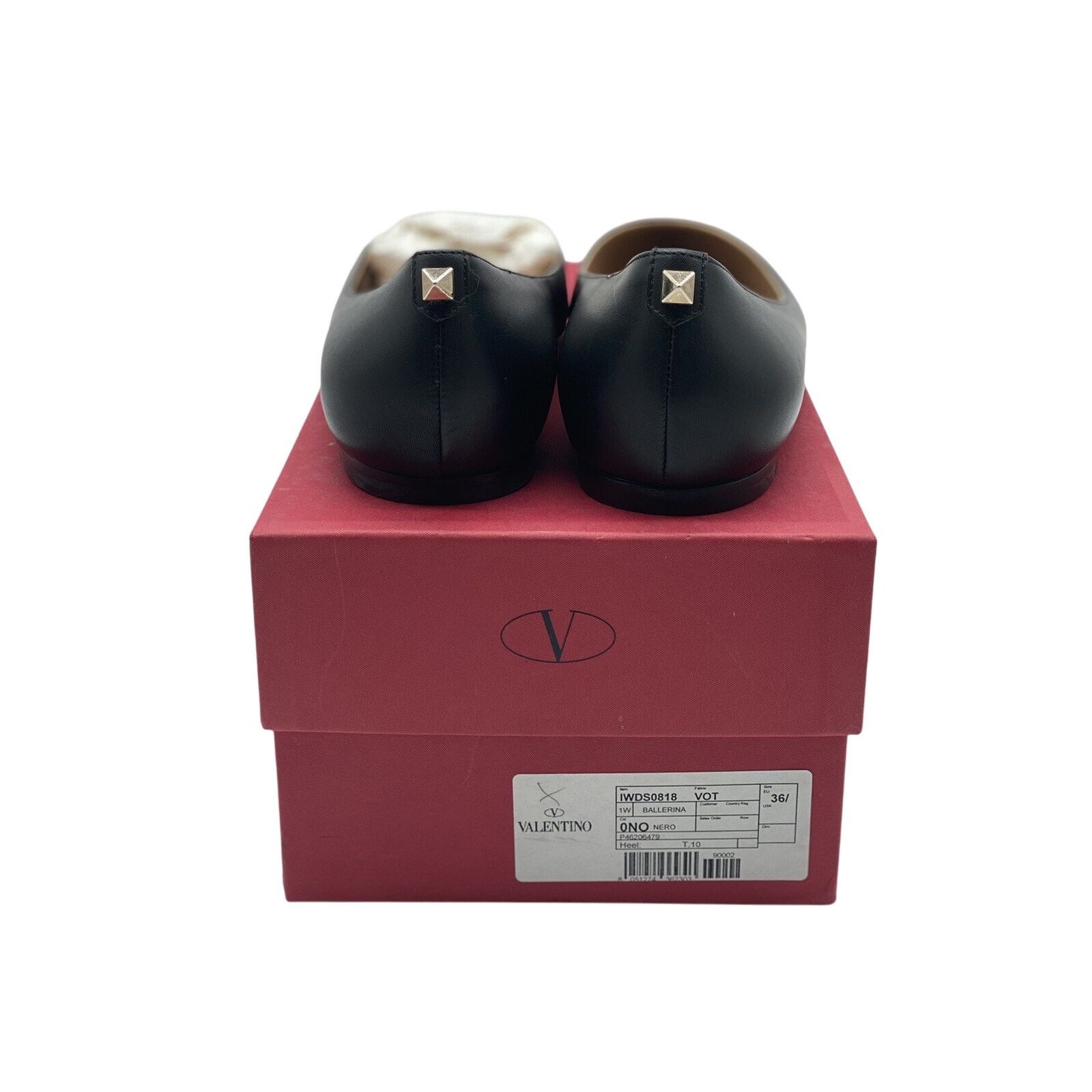 Valentino Valentino Garavani “One Rockstud” Ballet Flats Size 36 EU Size US 6 / IT 36 - 6 Thumbnail