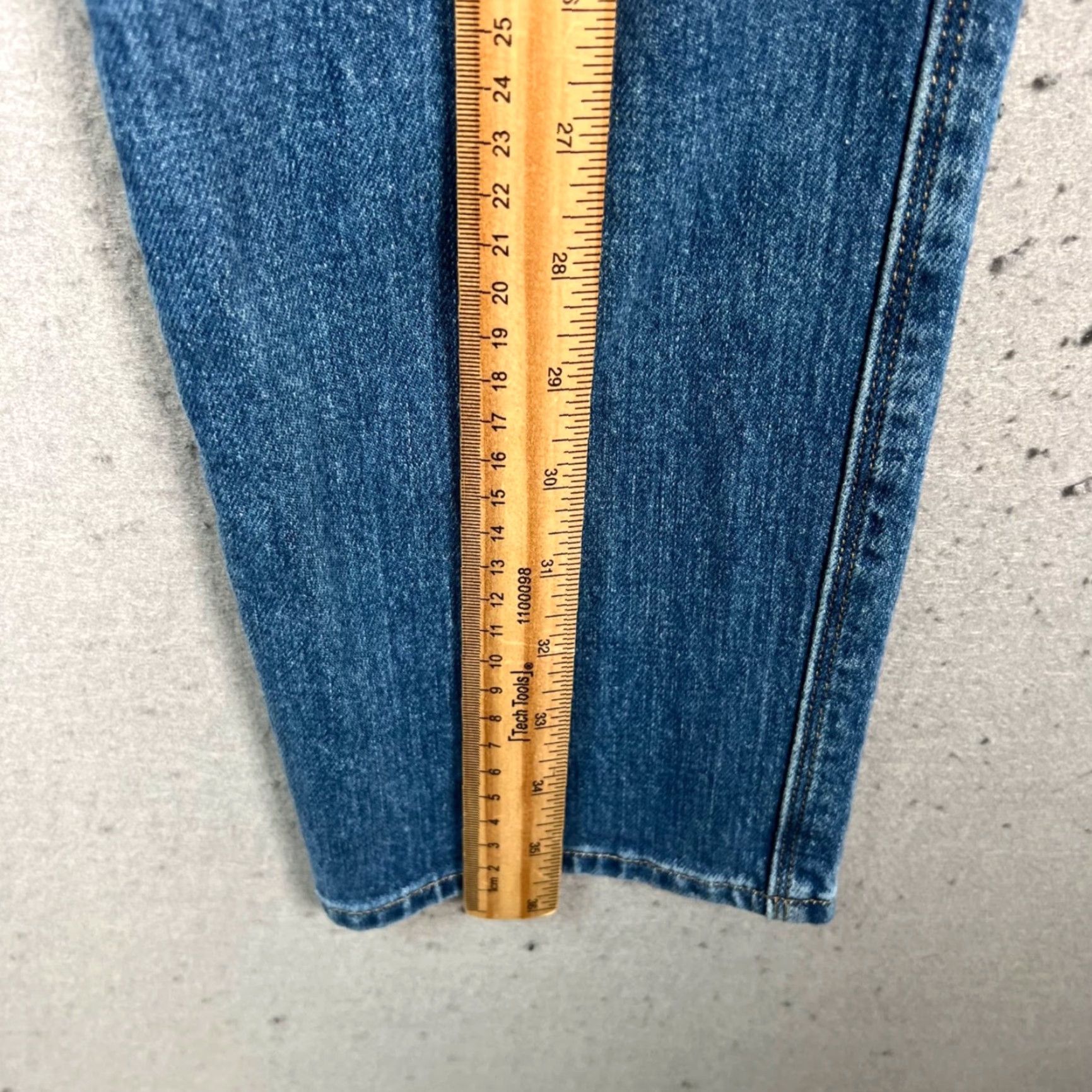 Frame Frame Jeans Womens 27 Crop High Rise Blue Denim Straight Leg 5-Pocket Size 27" / US 4 / IT 40 - 7 Thumbnail