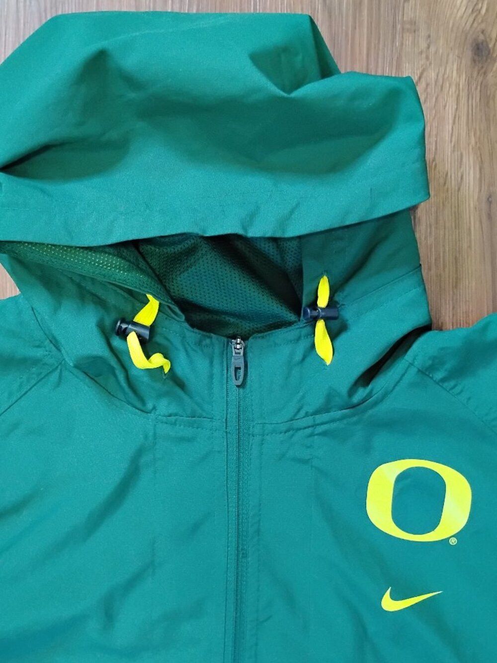 Nike Vintage Nike Oregon Ducks Hooded Windbreaker Jacket Size L / US 10 / IT 46 - 1 Thumbnail
