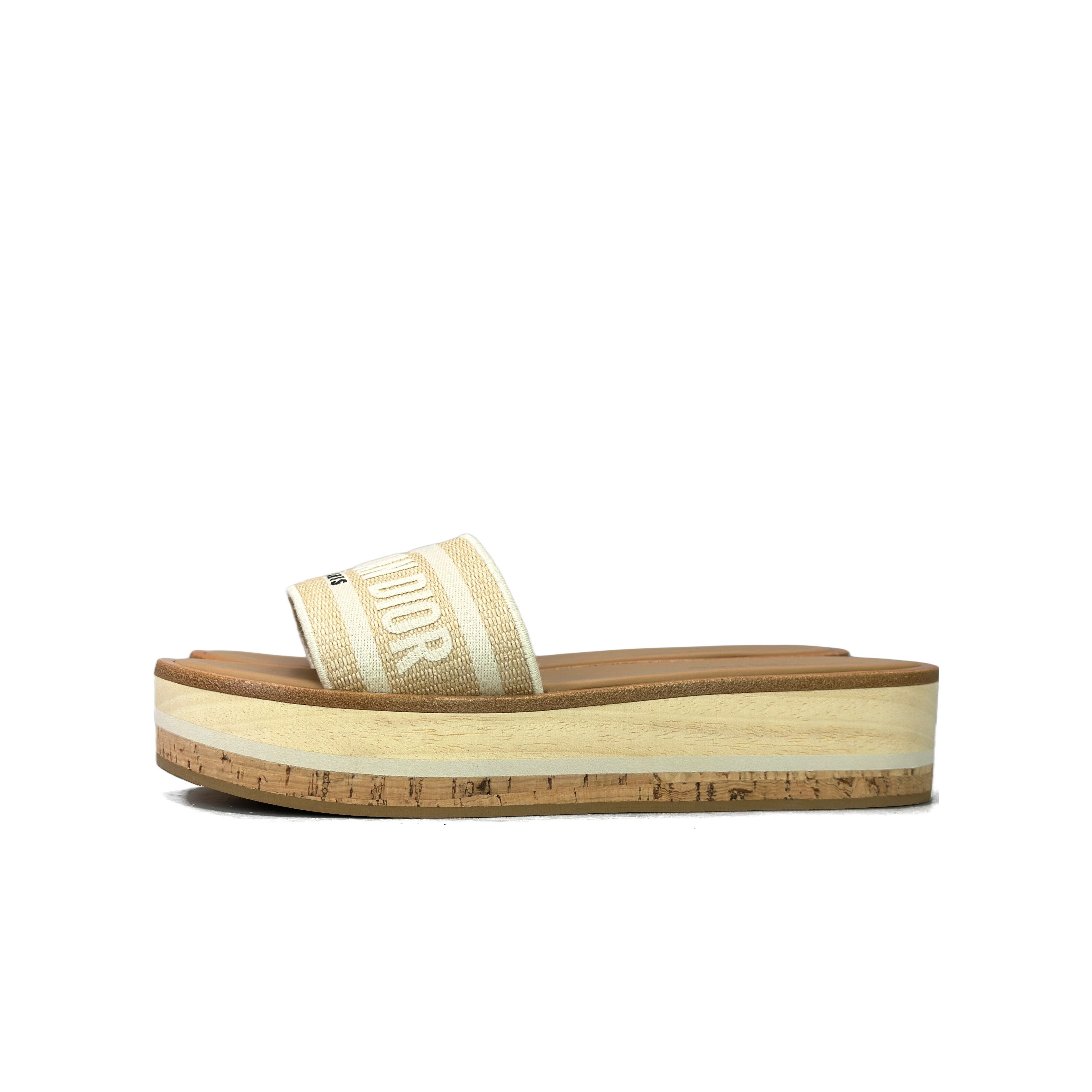 Dior Dior Dway Platform Sandals Size 38 Size US 8 / IT 38 - 1 Thumbnail