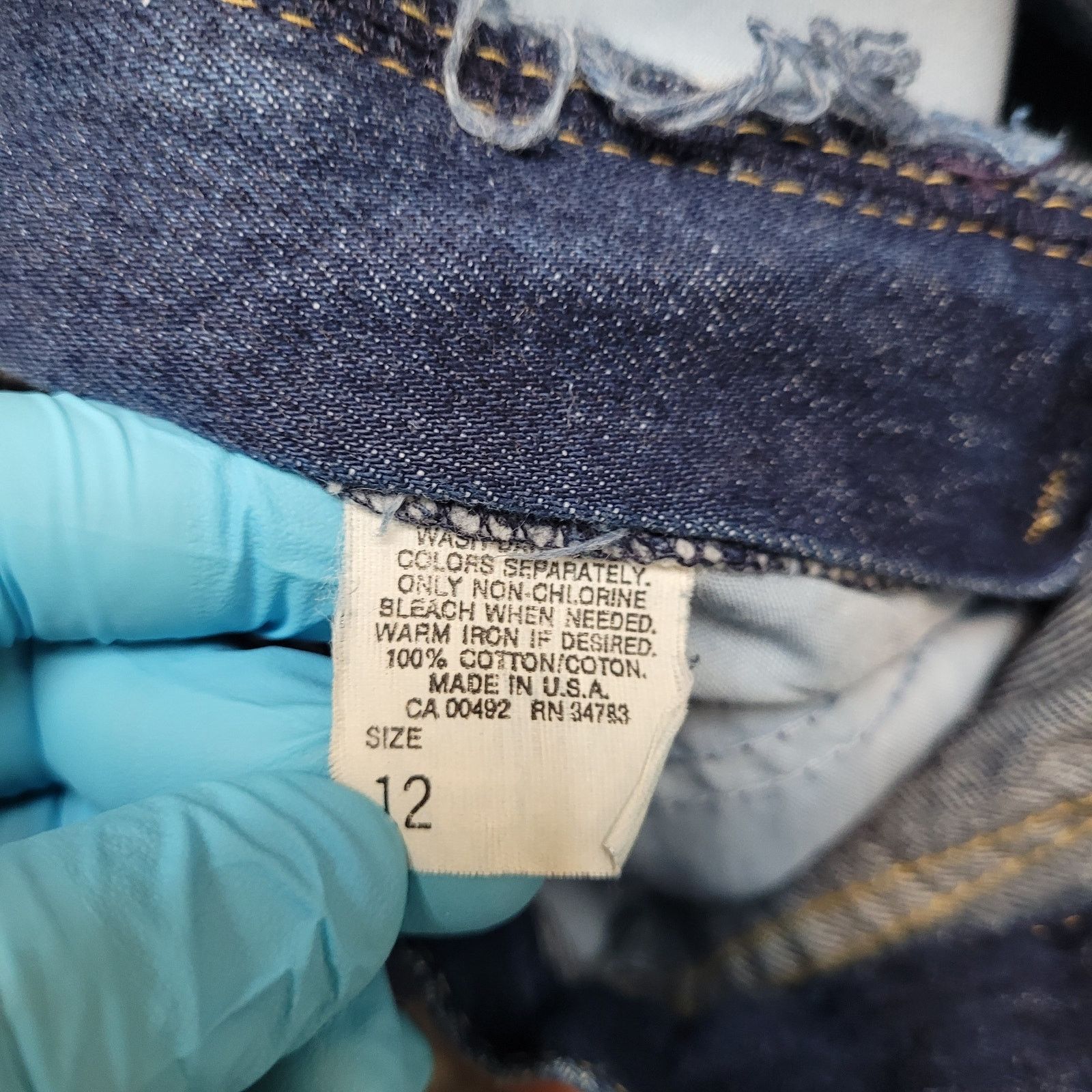 Lee VTG 80s Lee MS Yoked Rider Jeans Womens 28 USA Tapered Sz 6 Size 28" / US 6 / IT 42 - 8 Thumbnail