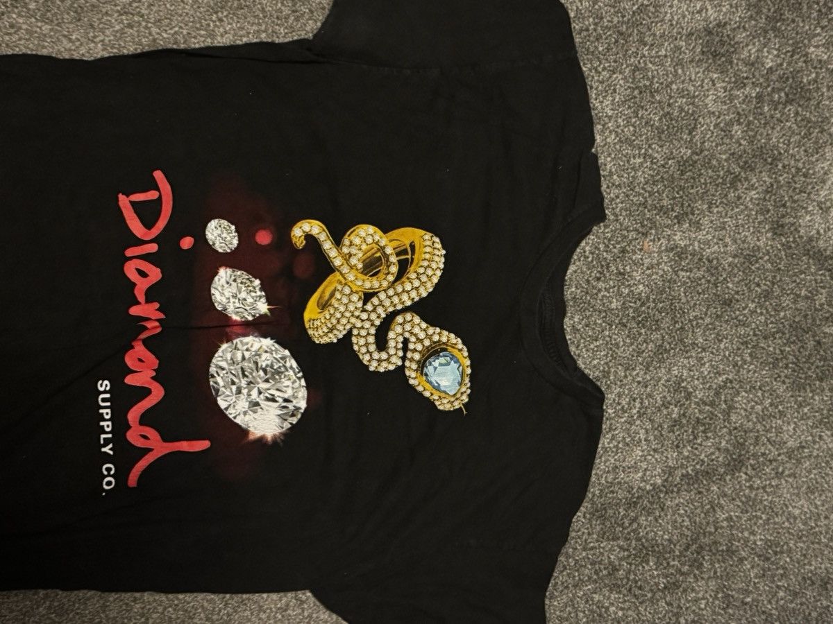 Diamond Supply Co. Diamond Supply Co Graphic Snake and Diamond T-Shirt Size US L / EU 52-54 / 3 - 1 Thumbnail