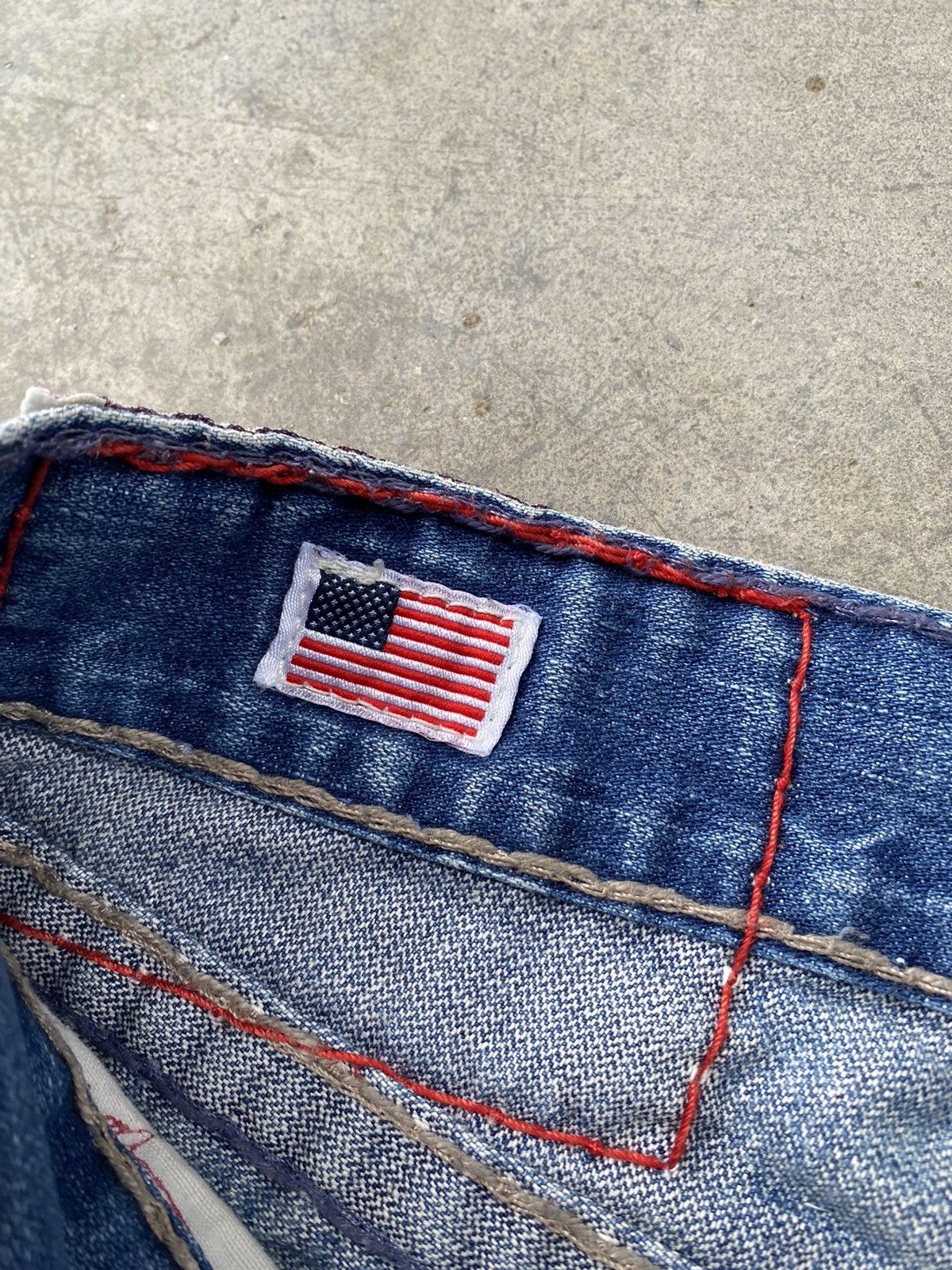 True Religion Vintage True Religion Distressed Denim Pants Size US 30 / EU 46 - 12 Thumbnail