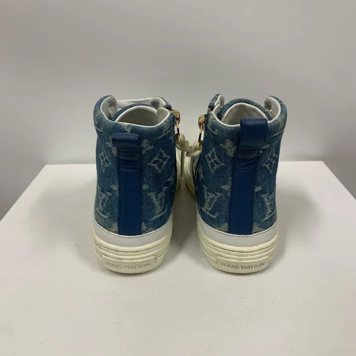 Louis Vuitton Louis Vuitton Stellar Blue Casual Sneakers -2508 Size US 5 / EU 37 - 3 Thumbnail