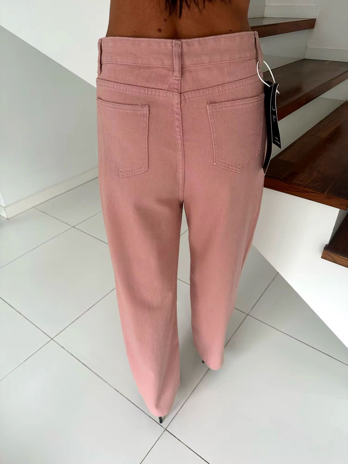 Japanese Brand × Jean Rhinestone High Waist Pink Jeans Size 29" - 2 Thumbnail