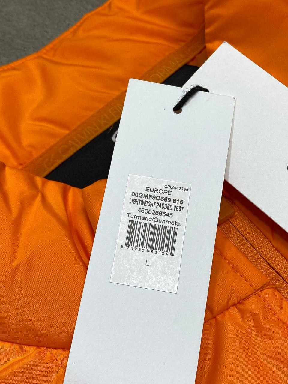 Calvin Klein Calvin Klein Performance 2019 Lightweight Padded Vest Size US L / EU 52-54 / 3 - 10 Thumbnail