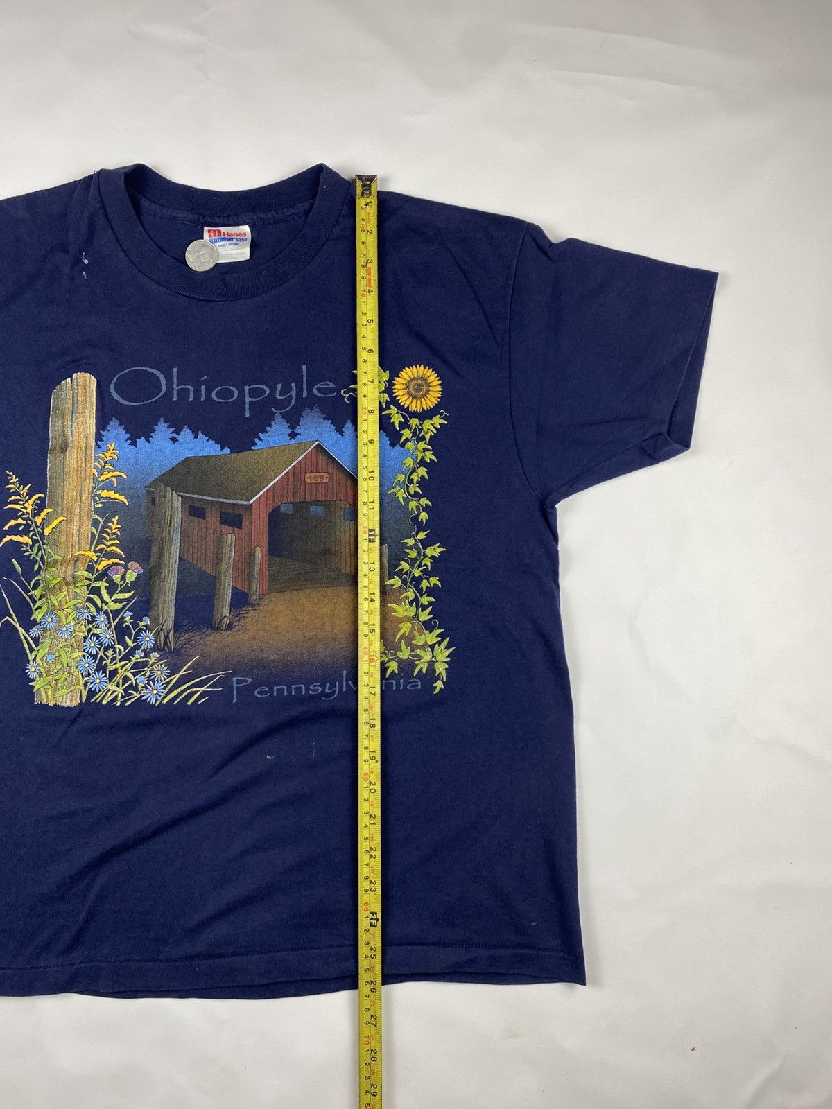 Vintage Vintage Art Sunflower Tshirt Size US L / EU 52-54 / 3 - 6 Thumbnail
