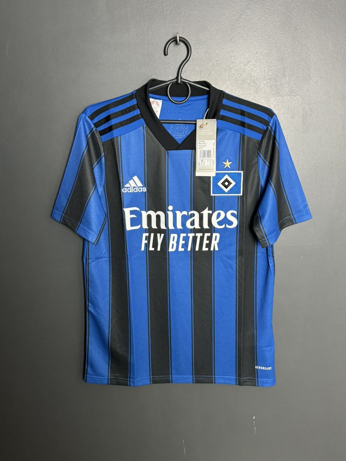 Adidas KIDS New Hamburg 21/22 Away Football Jersey T-Shirt Size US XS / EU 42 / 0 - 1 Thumbnail