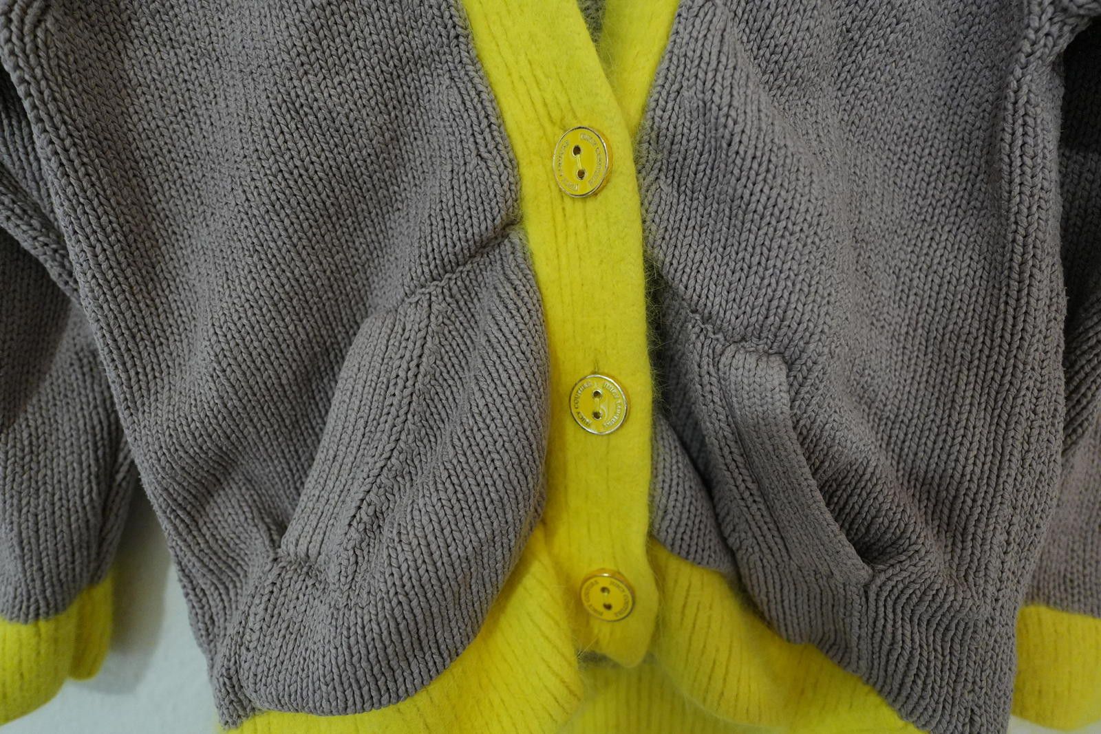 Juicy Couture Jeans Juicy Couture Cardigan Women's S/M Yellow Y2K Angora Trim Size S / US 4 / IT 40 - 2 Thumbnail