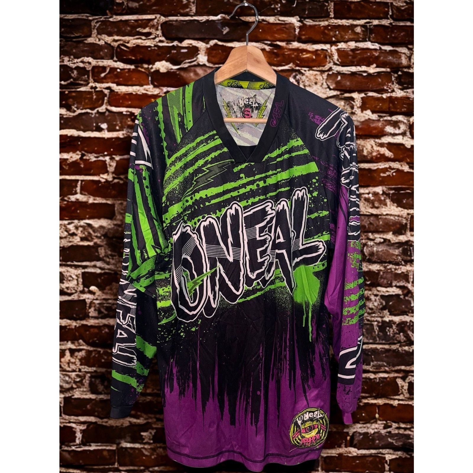 Other O'Neal Mayhem Motocross Jersey Monster Energy Style Y2K Sz S Size US S / EU 44-46 / 1 - 8 Thumbnail