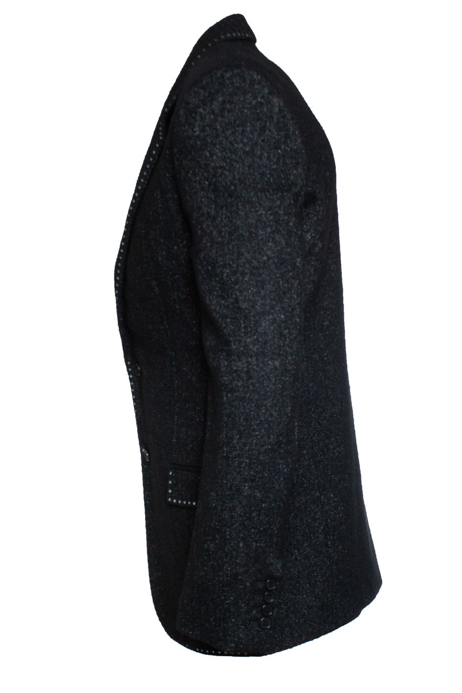 Saint Laurent Paris Saint Laurent, 19FW sequin embroidered trim blazer Size 50R - 3 Thumbnail