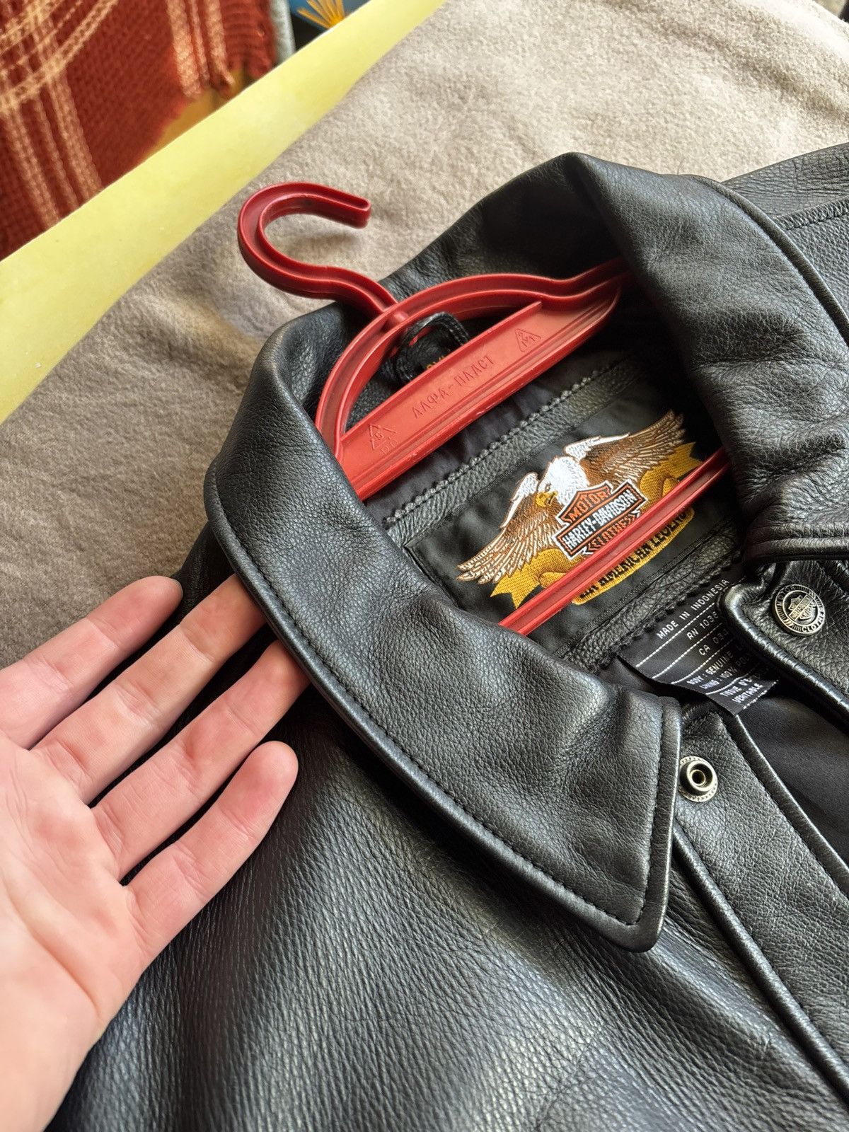 Harley Davidson HARLEY DAVIDSON LEATHER JACKET Size US XL / EU 56 / 4 - 12 Thumbnail