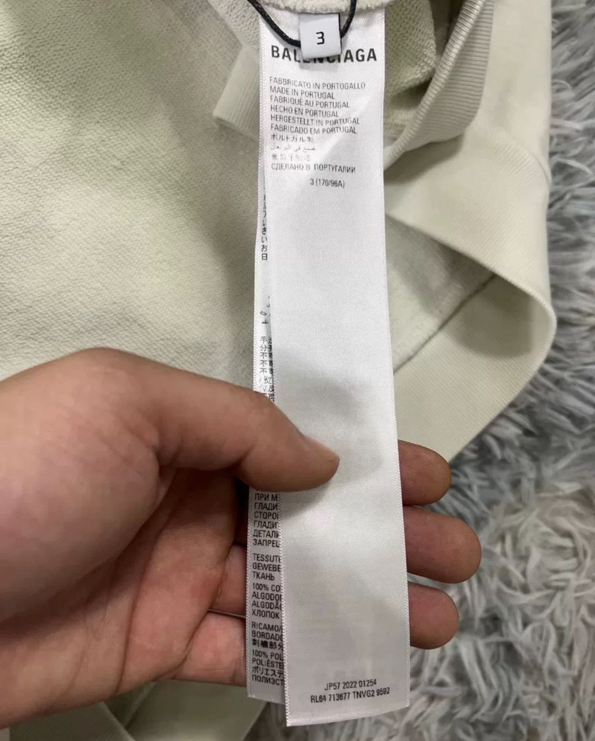 Balenciaga balenciaga White tape cola wave hoodie Size US L / EU 52-54 / 3 - 7 Thumbnail