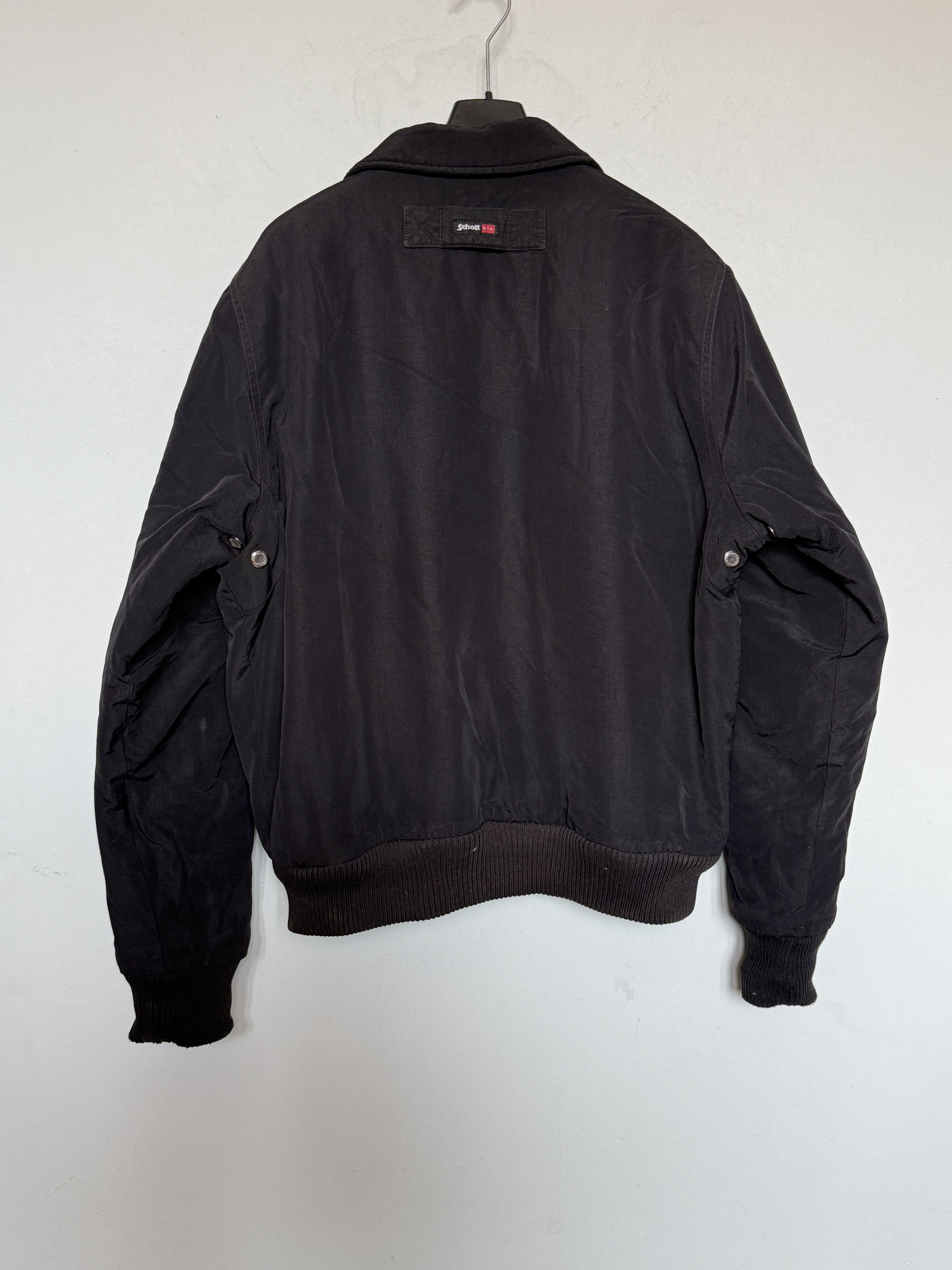 Schott 🔥 Schott NYC. USA jacket bomber shearling puffer size L Size US L / EU 52-54 / 3 - 3 Thumbnail