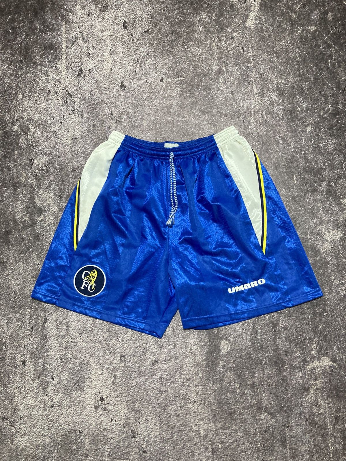 Umbro Chelsea 1997-1999 Home Football Shorts M Blokecore