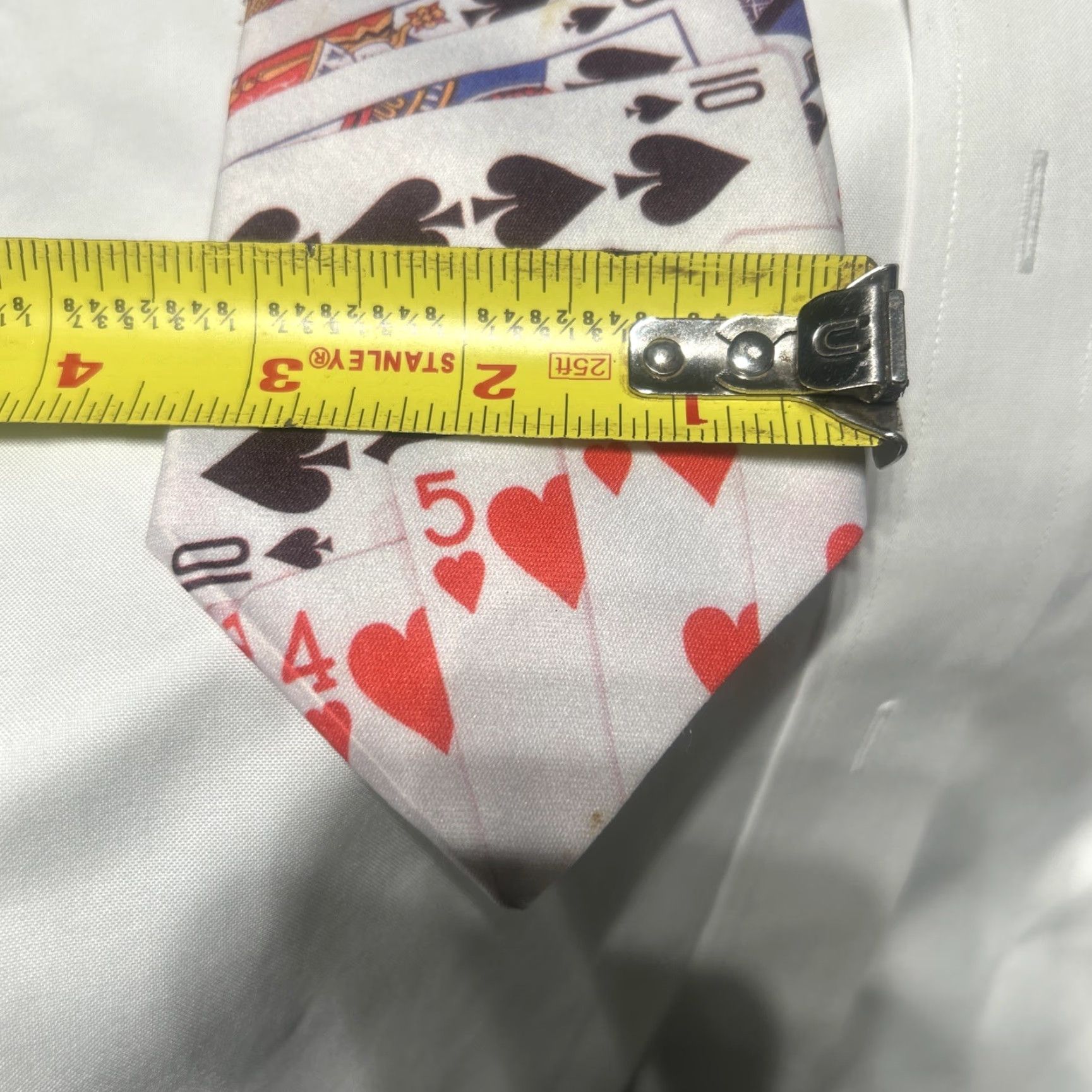 Vintage VINTAGE Ralph Marlins Tie Made In USA Black Jack Cards 1991 Edition Men Tie Black Jack Mens 1991 Size ONE SIZE - 4 Thumbnail