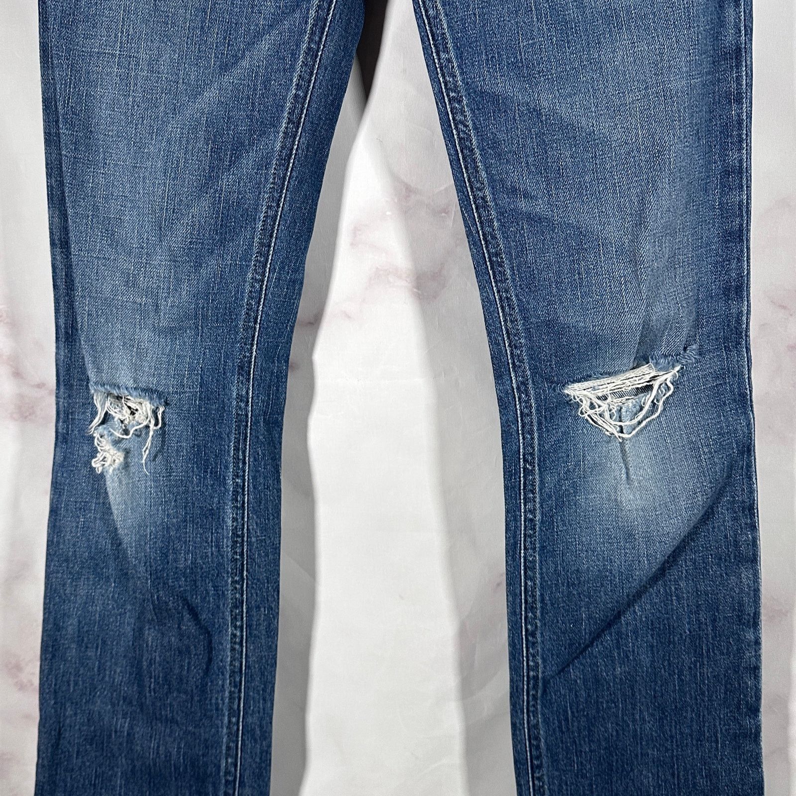 Diesel Lowky Slim Blue Denim Size US 26 / EU 42 - 4 Thumbnail