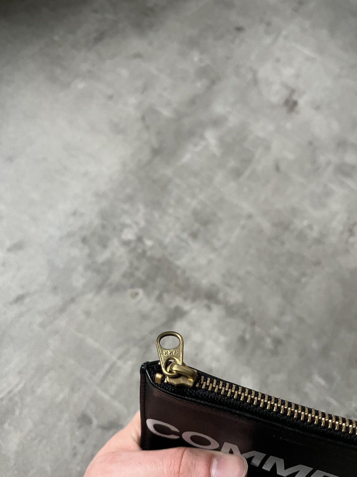 Comme des Garcons Comme des Garcons black leather wallet big logo Size ONE SIZE - 6 Thumbnail
