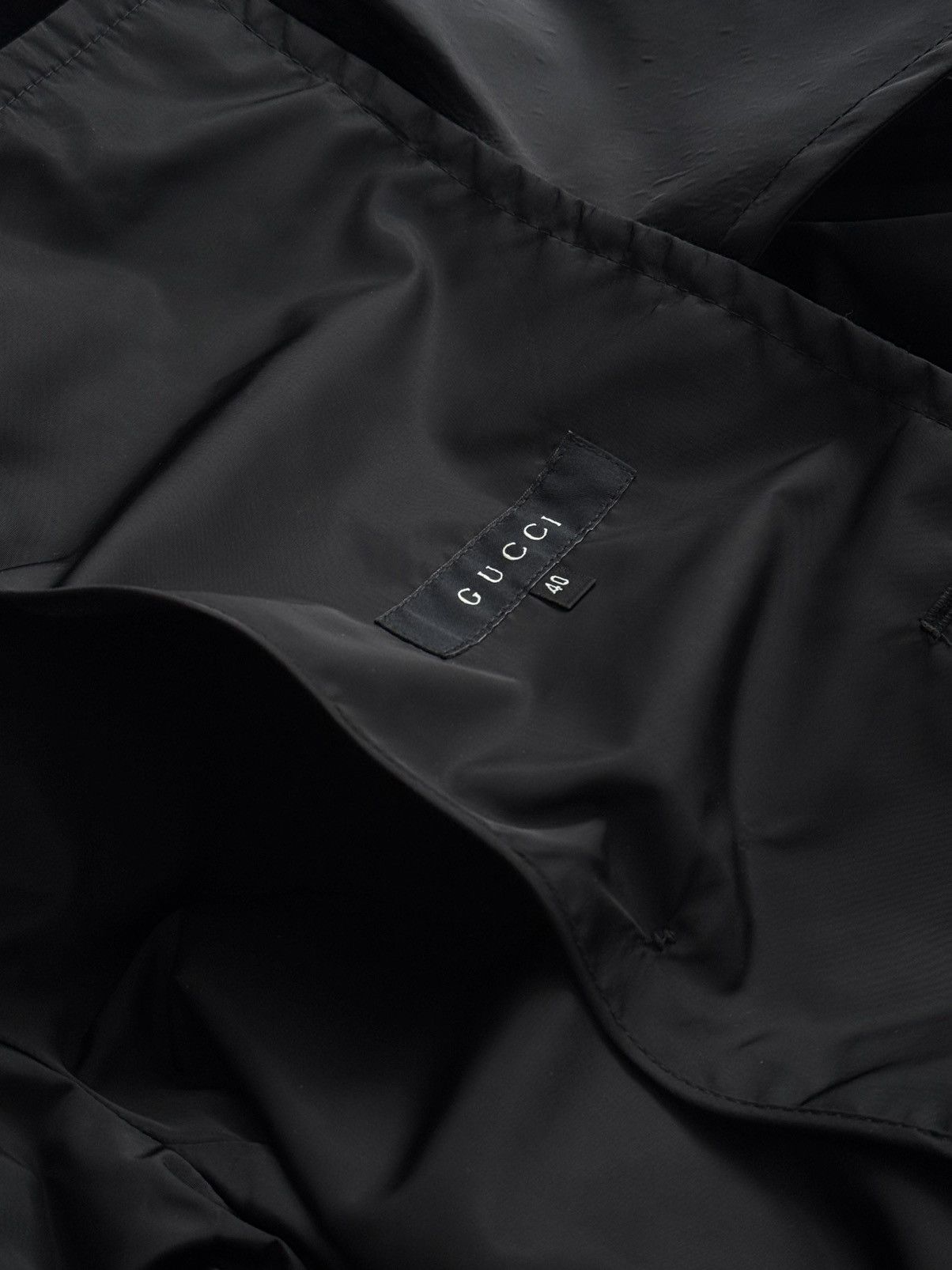 Gucci Vintage 2004 Gucci by Tom Ford Nylon Trench Coat Size S / US 4 / IT 40 - 8 Thumbnail