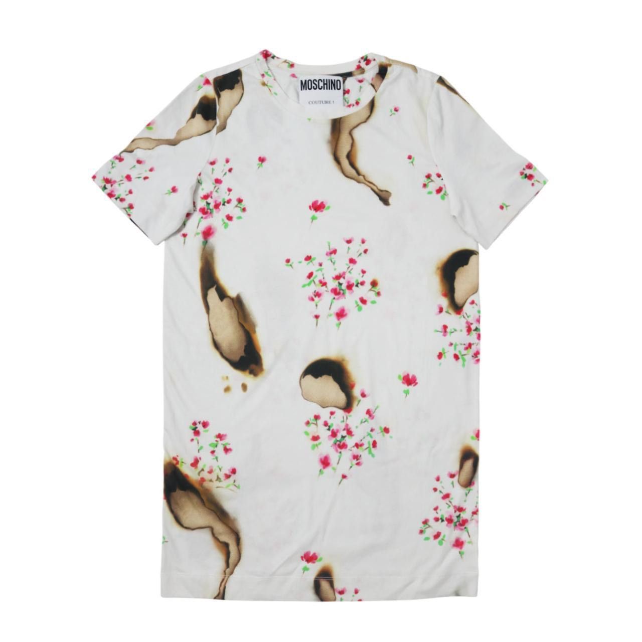Moschino Moschino Couture 2016AW burnt effect oversized t-shirt dress Size M / US 6-8 / IT 42-44 - 1 Thumbnail
