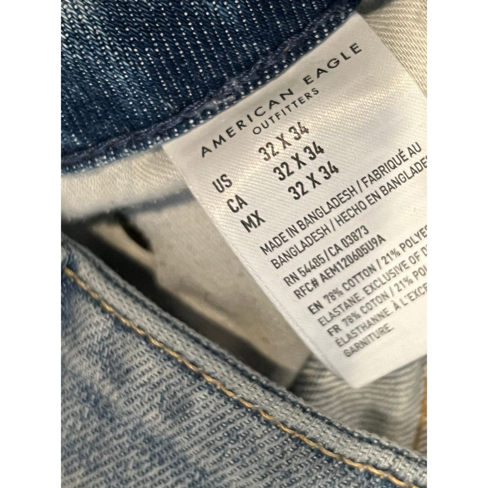 American Eagle Outfitters American Eagle Slim Blue Jeans 32x34 Size US 32 / EU 48 - 6 Thumbnail