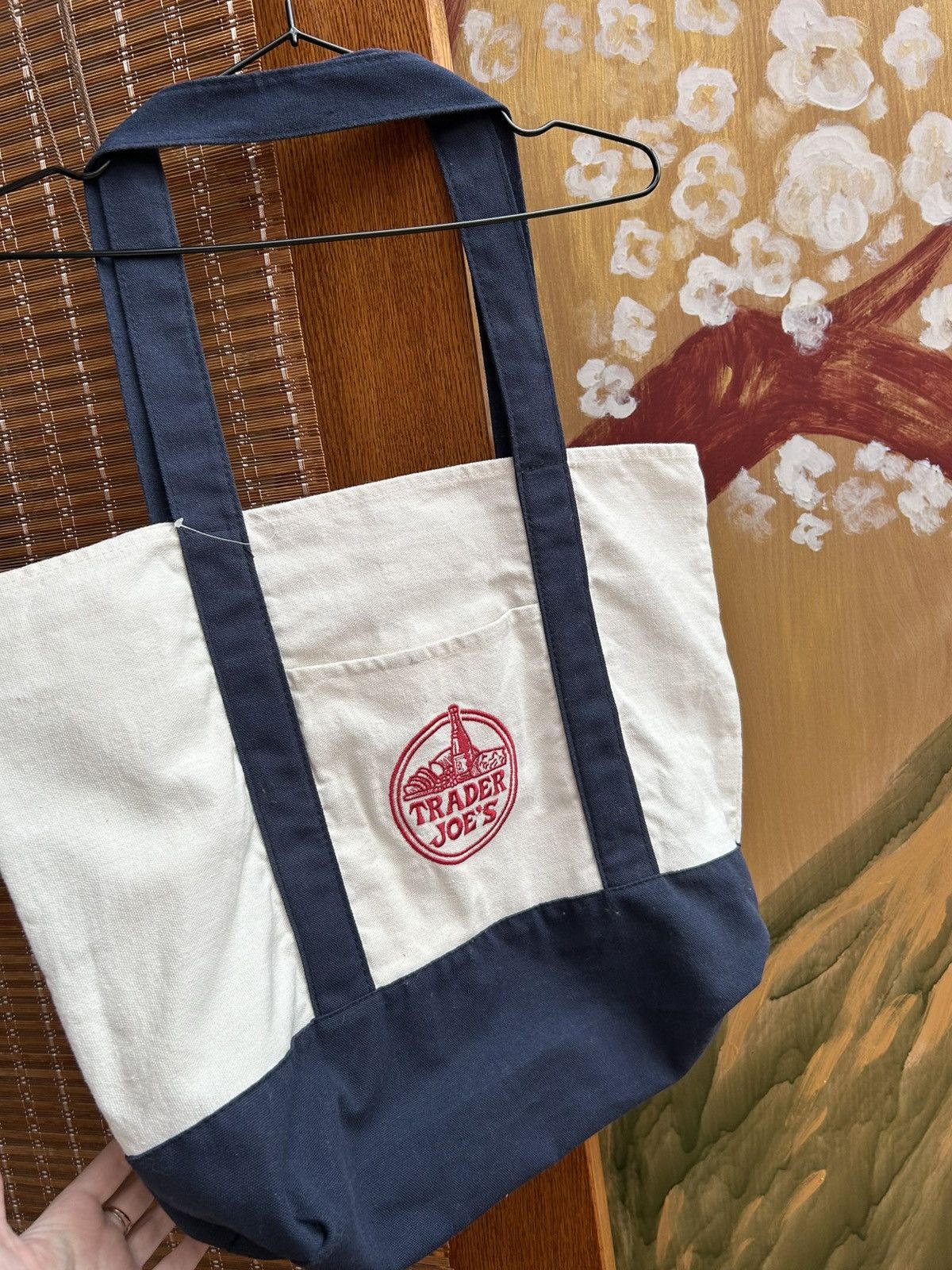 Vintage Traders Joes Large Tote Shopping Bag Size ONE SIZE - 3 Thumbnail