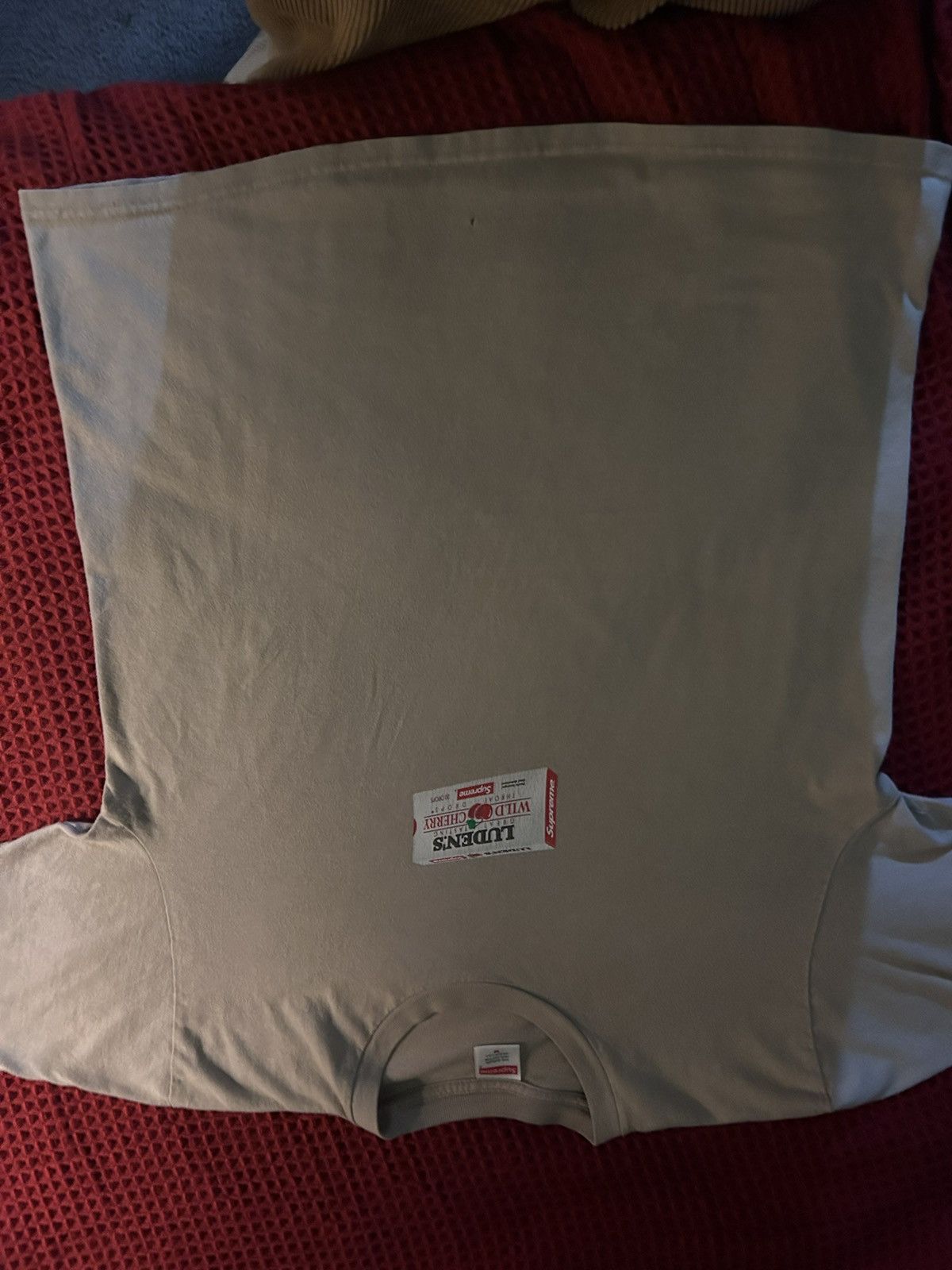 2018 Supreme Luden's Cherry Tee Beige/Tan
