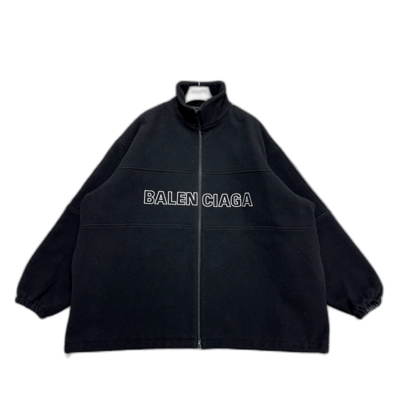 Balenciaga Balenciaga Wool Jacket with Logo-2505 Size US L / EU 52-54 / 3 - 1 Thumbnail