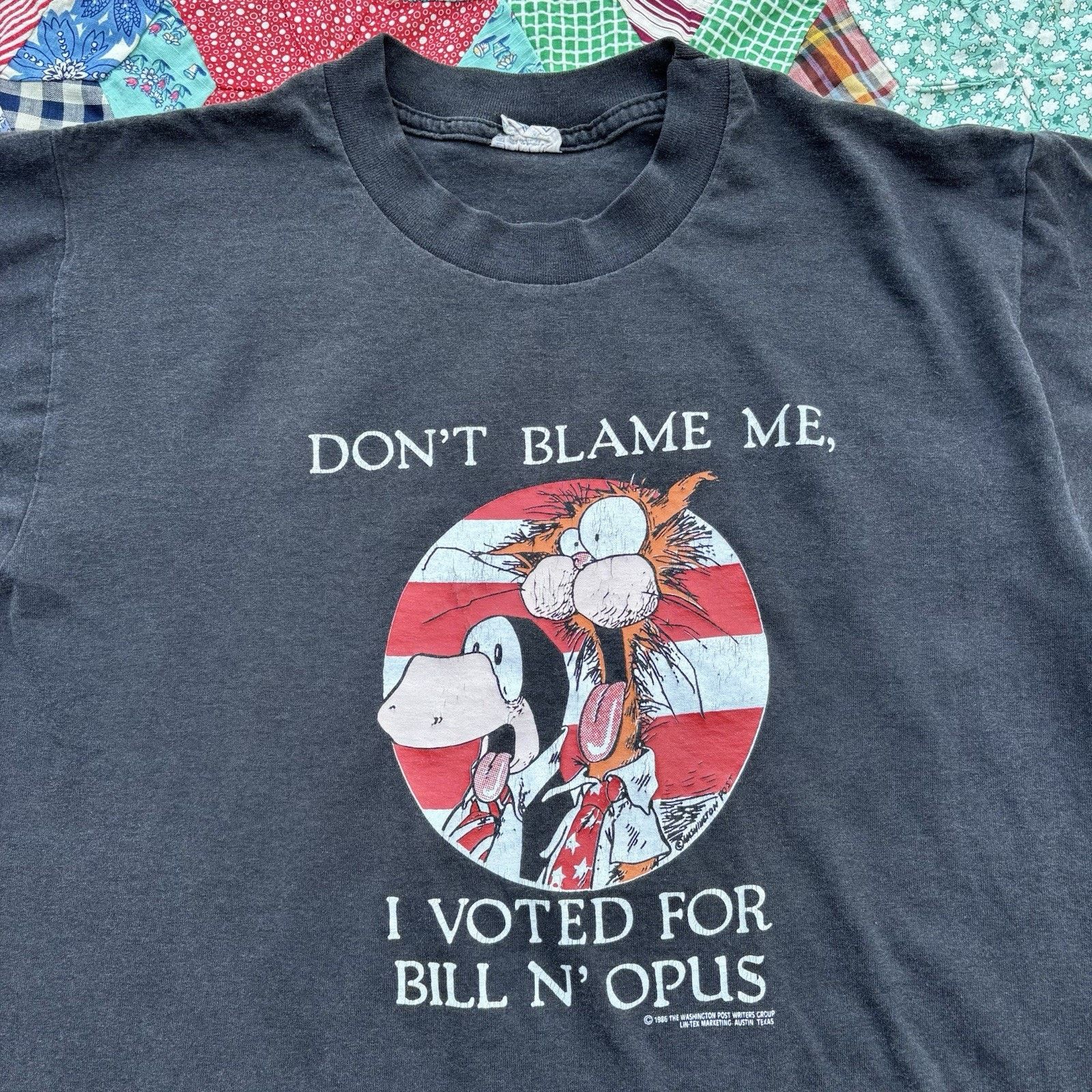 Hanes Vintage 1980s Political Comedy T-Shirt Size US M / EU 48-50 / 2 - 1 Thumbnail