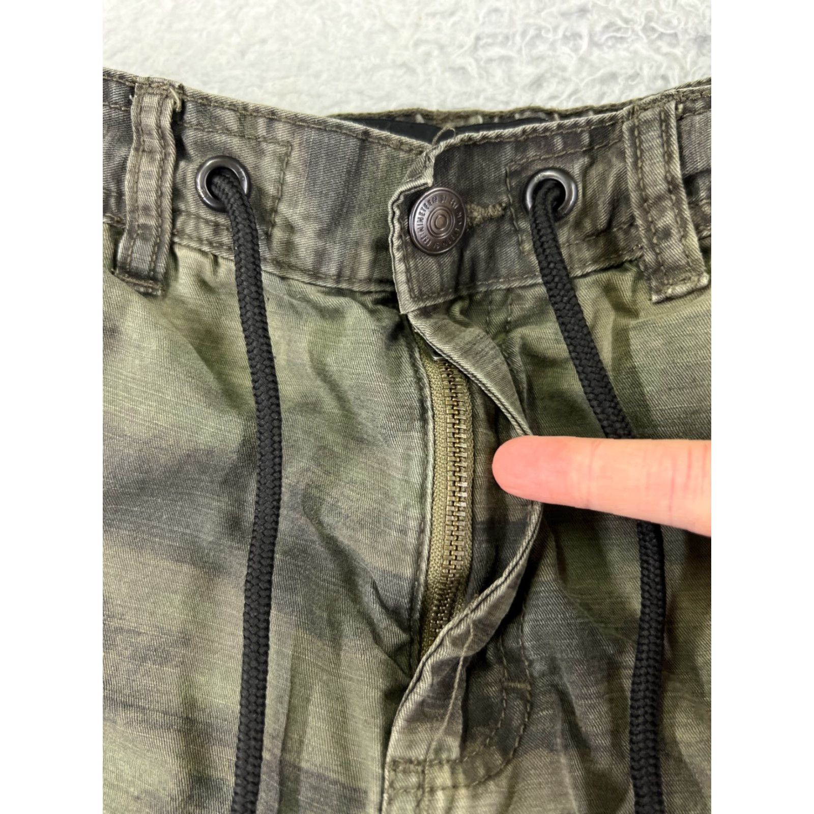 Cotton On Cotton On Jeans Womens Camouflage Green 28 Denim 5-Pocket Tapered High Rise Cotton Blend Cargo Jogger Size 28" / US 6 / IT 42 - 5 Thumbnail