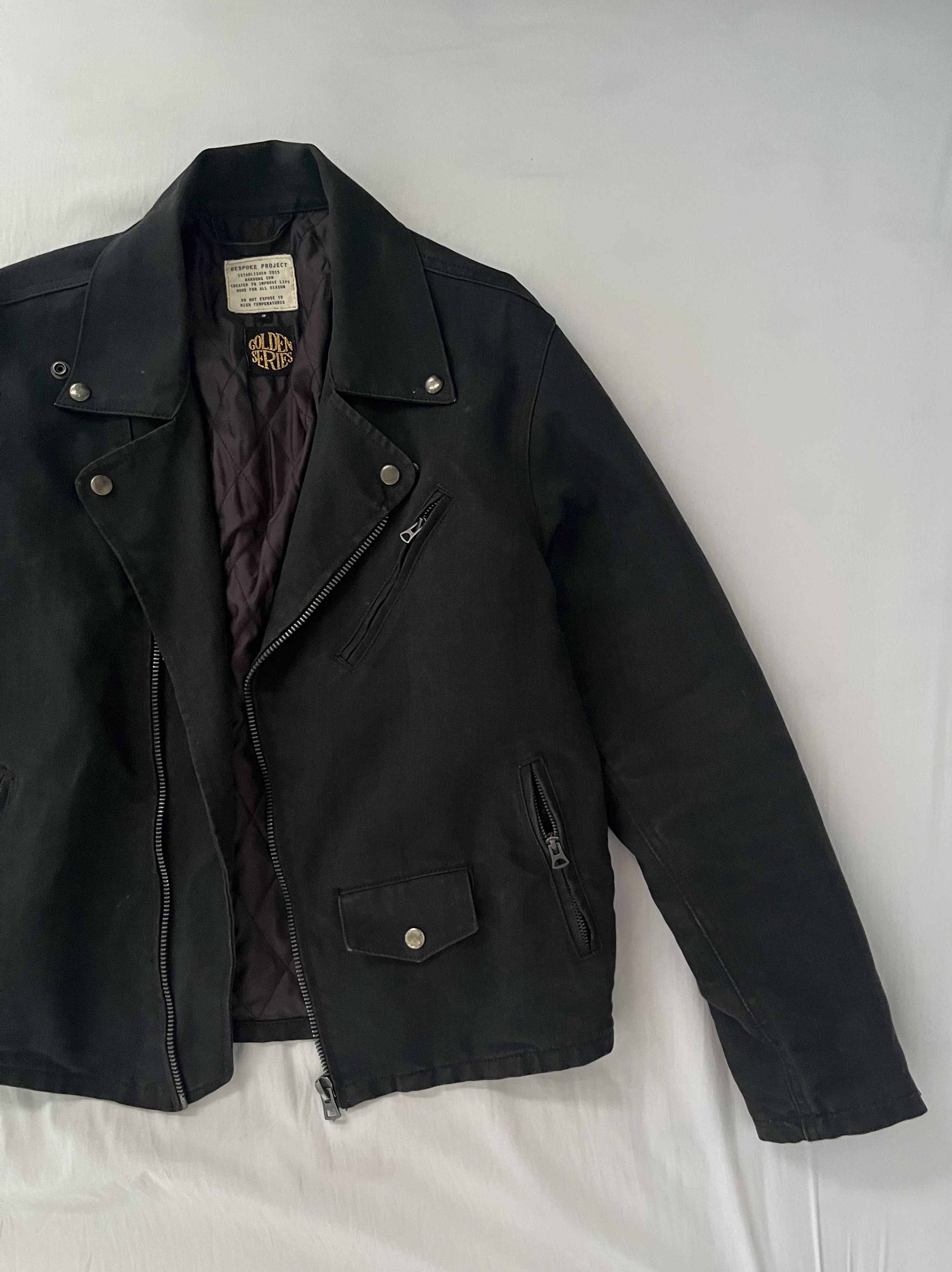 Other Black Denim Bikers Jacket Size US S / EU 44-46 / 1 - 3 Thumbnail
