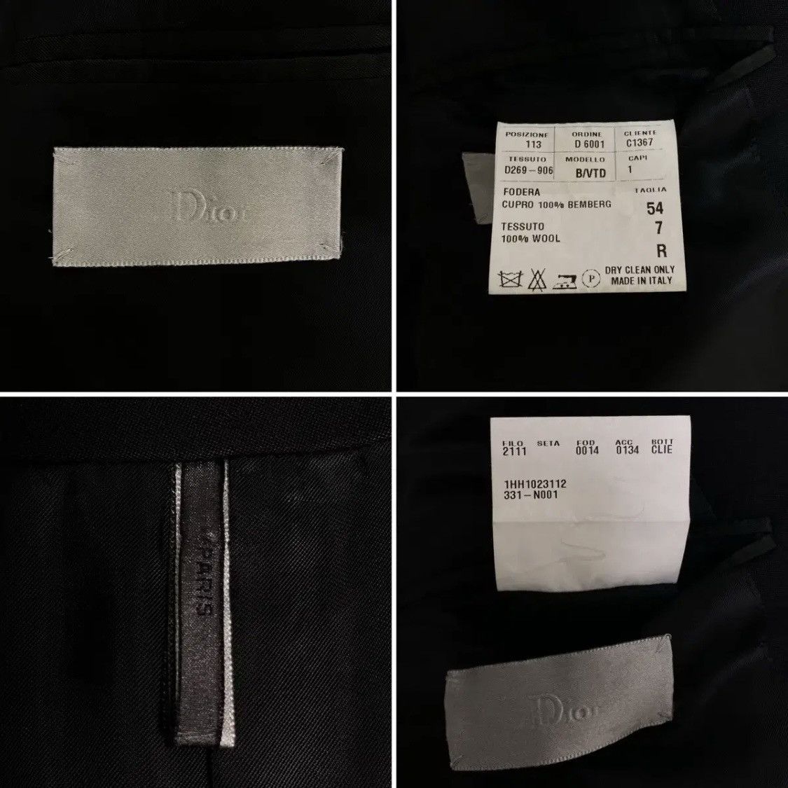 Dior Dior Homme 01AW Solitaire Hedi Slimane Blazer Size US L / EU 52-54 / 3 - 9 Thumbnail